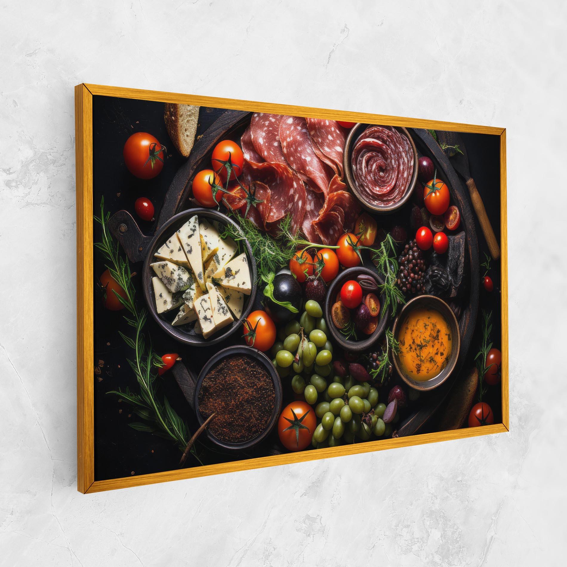 Leinwandbild Meats Assortment mockup 1