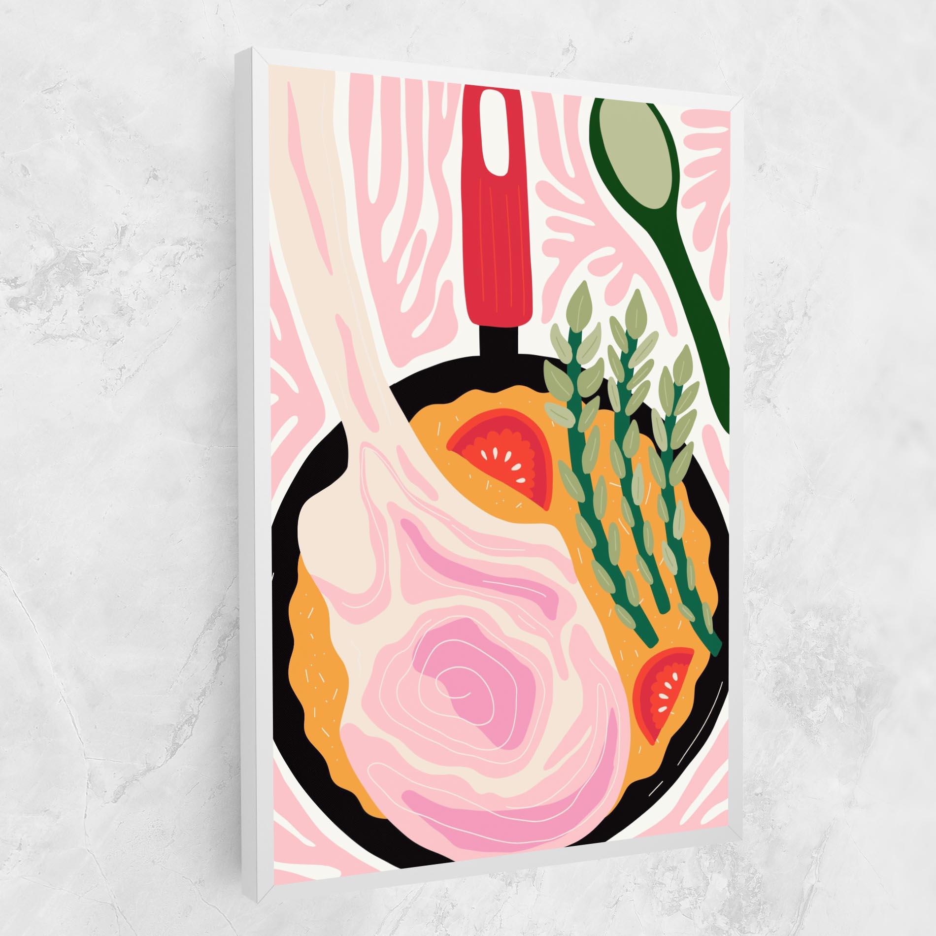 Leinwandbild Cooking mockup 1