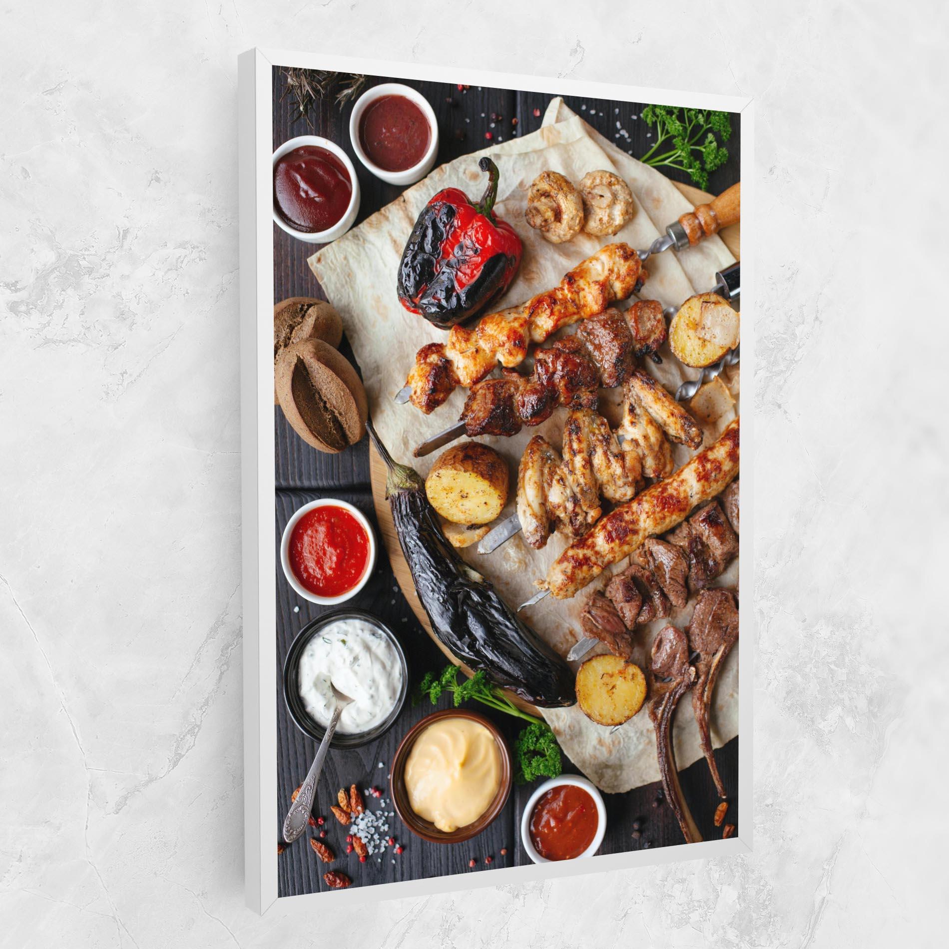 Leinwandbild Skewers mockup 1