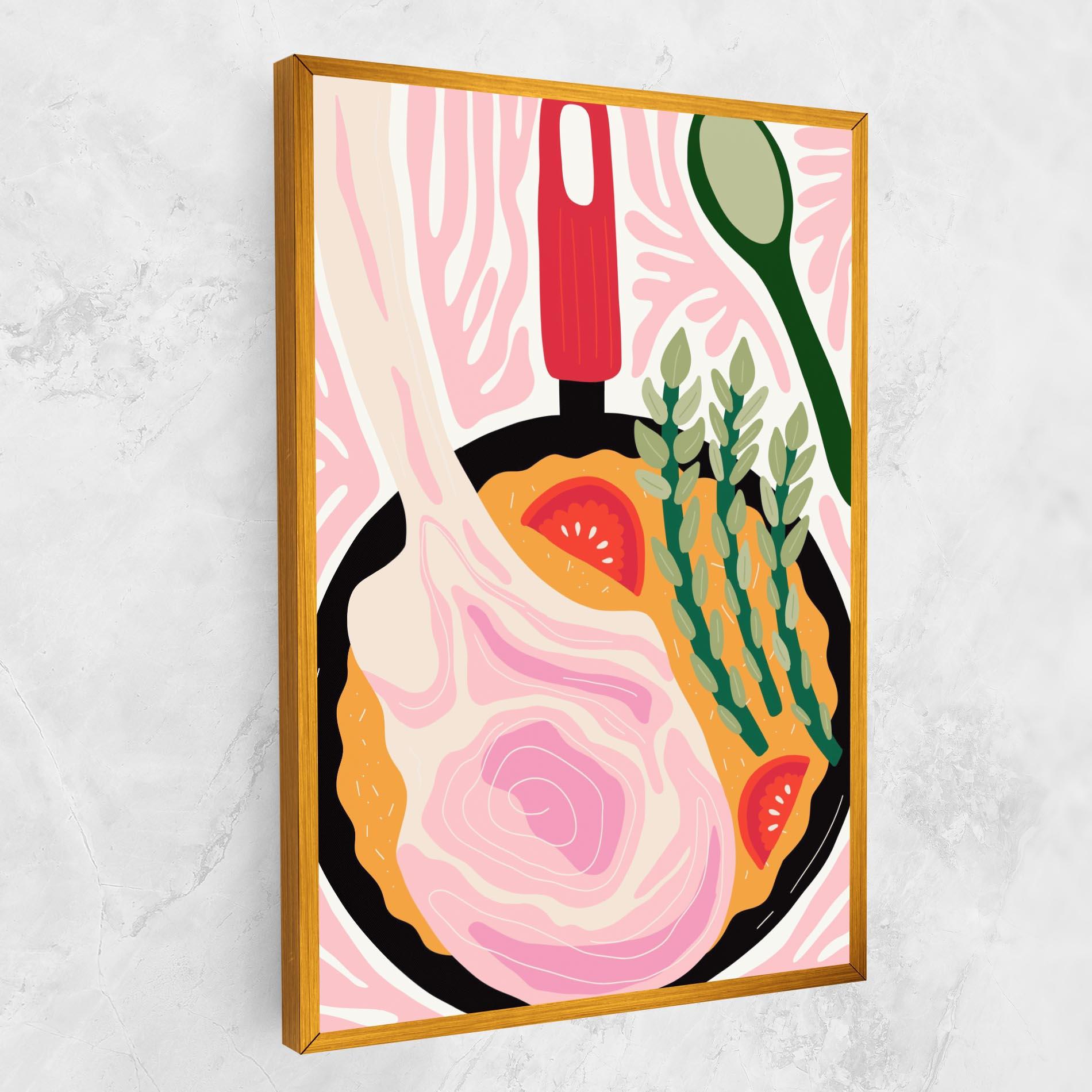 Leinwandbild Cooking mockup 1