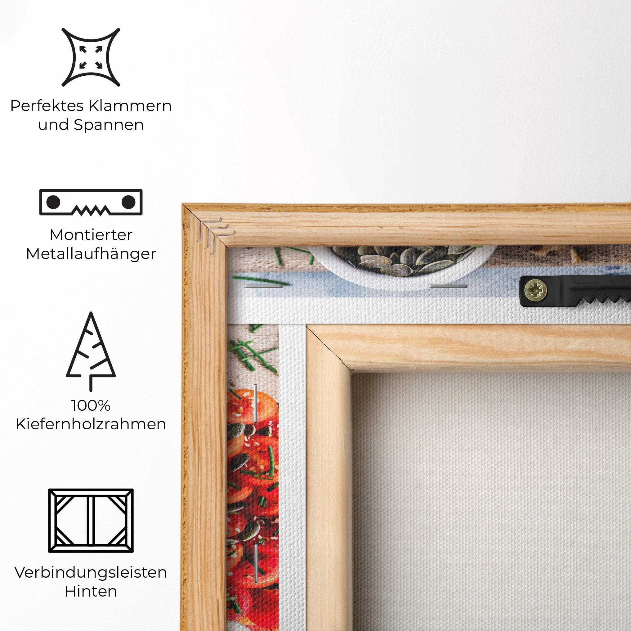 Leinwandbild Breakfast mockup 5