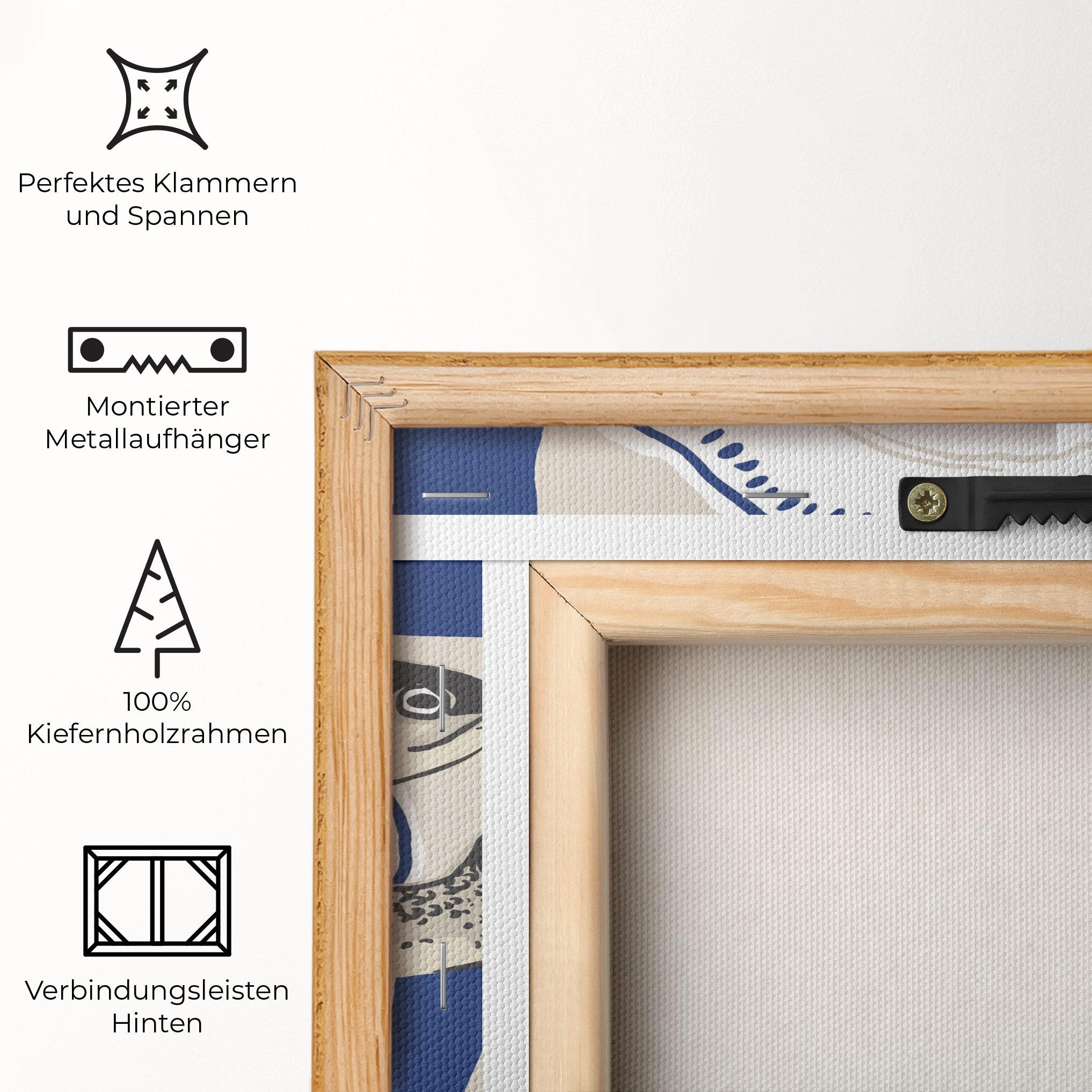 Leinwandbild Food Fish mockup 5