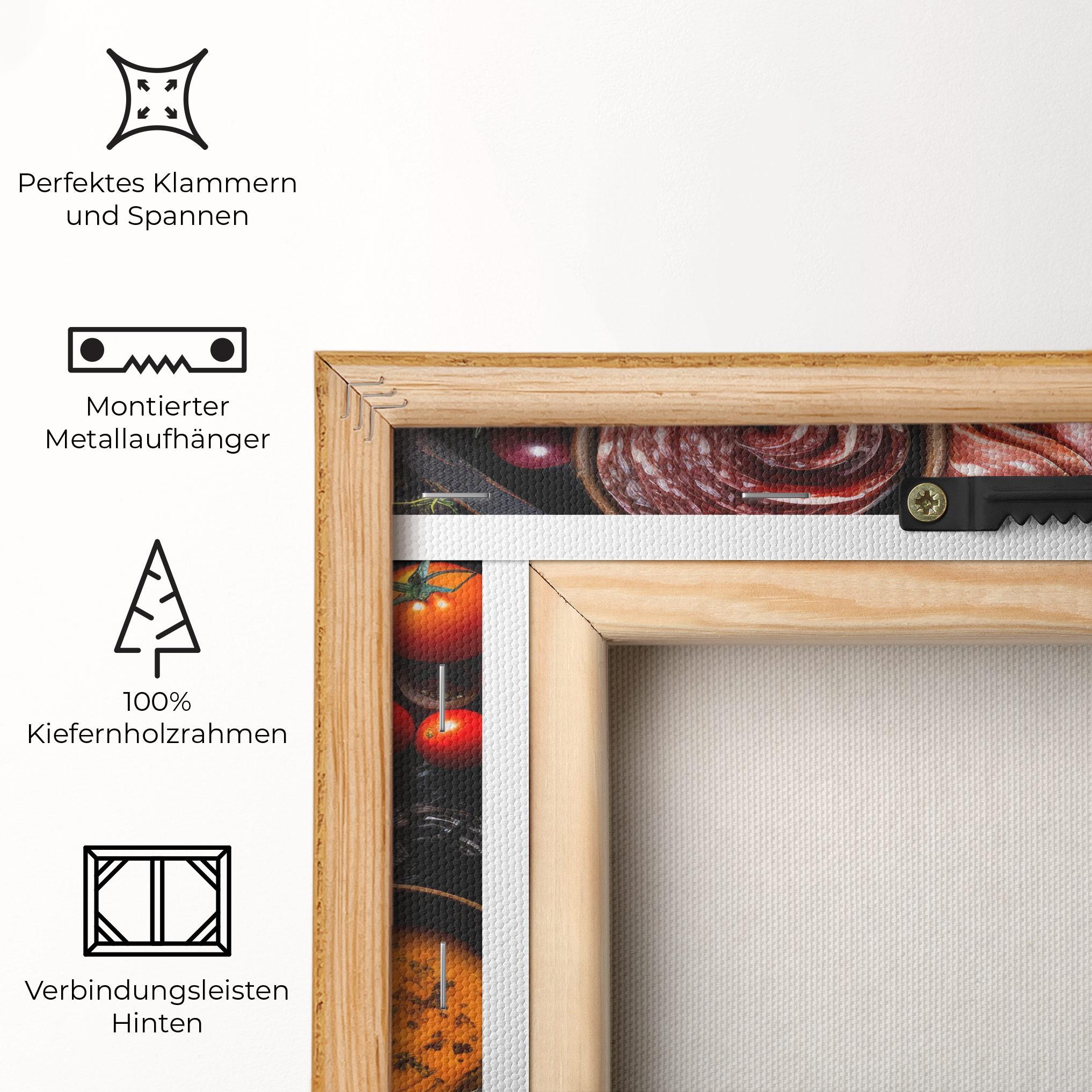 Leinwandbild Meats Assortment mockup 5