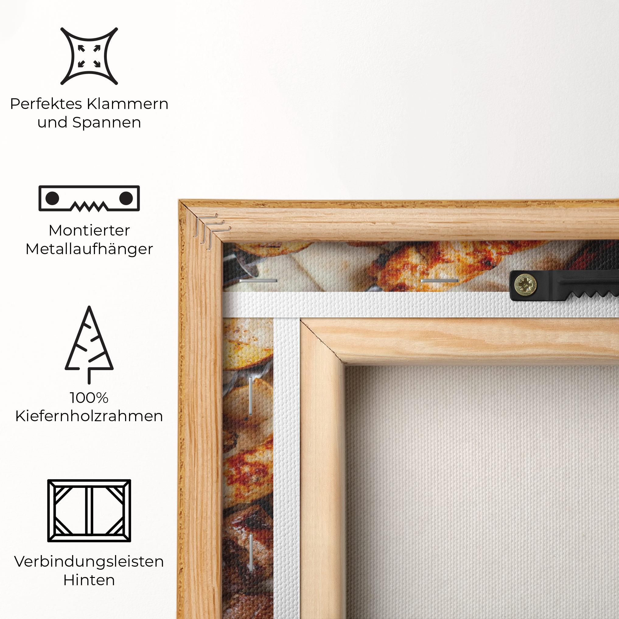 Leinwandbild Skewers mockup 5