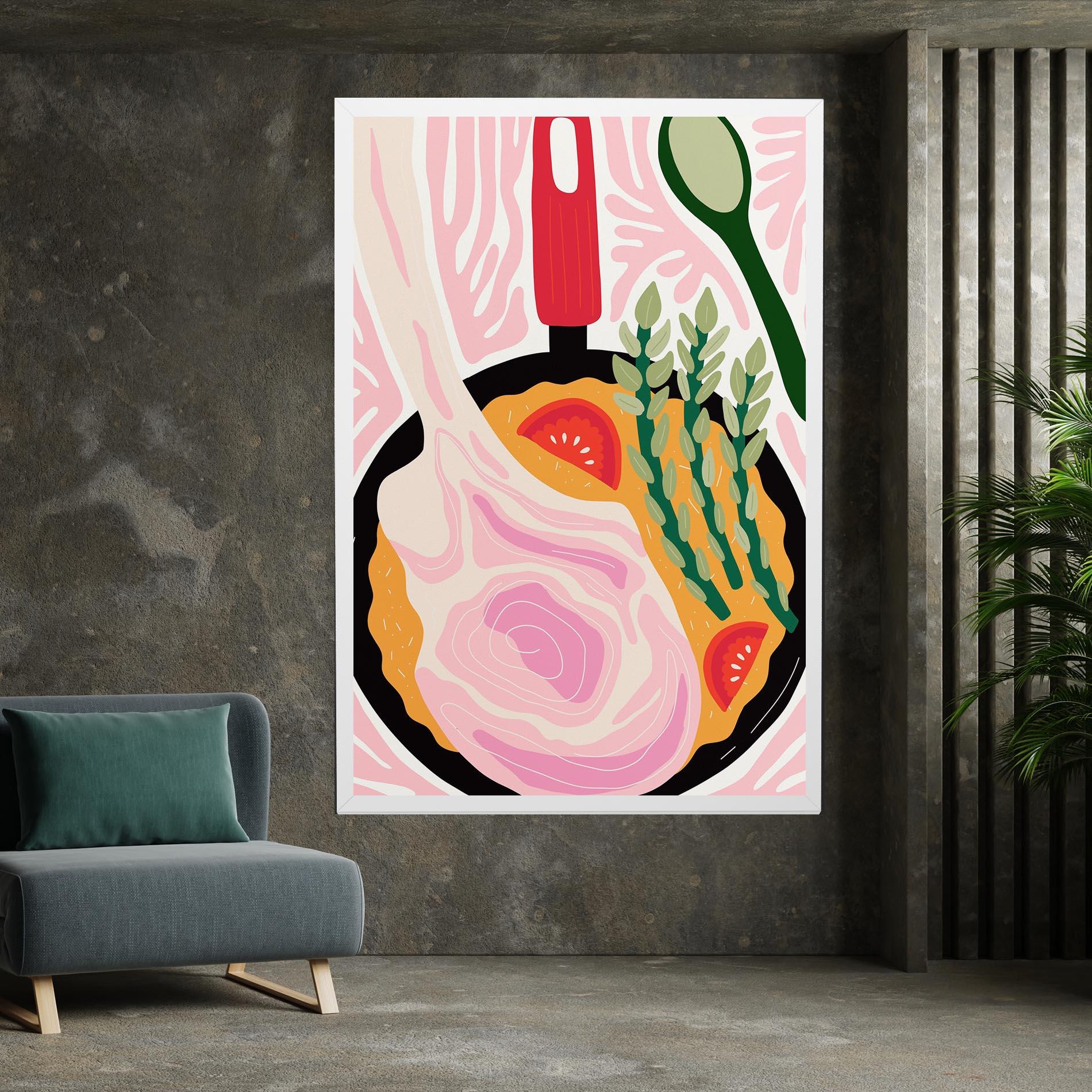 Leinwandbild Cooking mockup 7