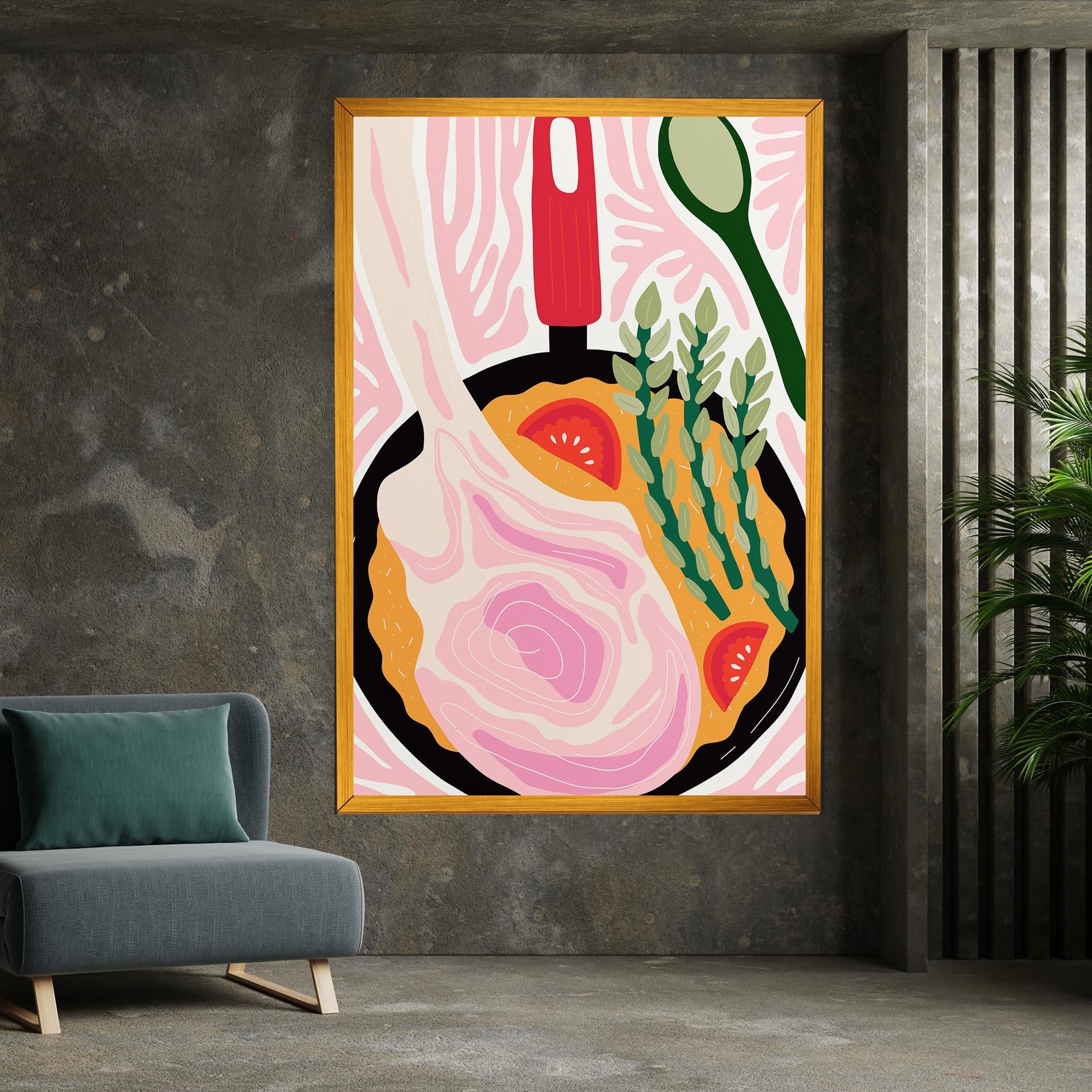 Leinwandbild Cooking mockup 7