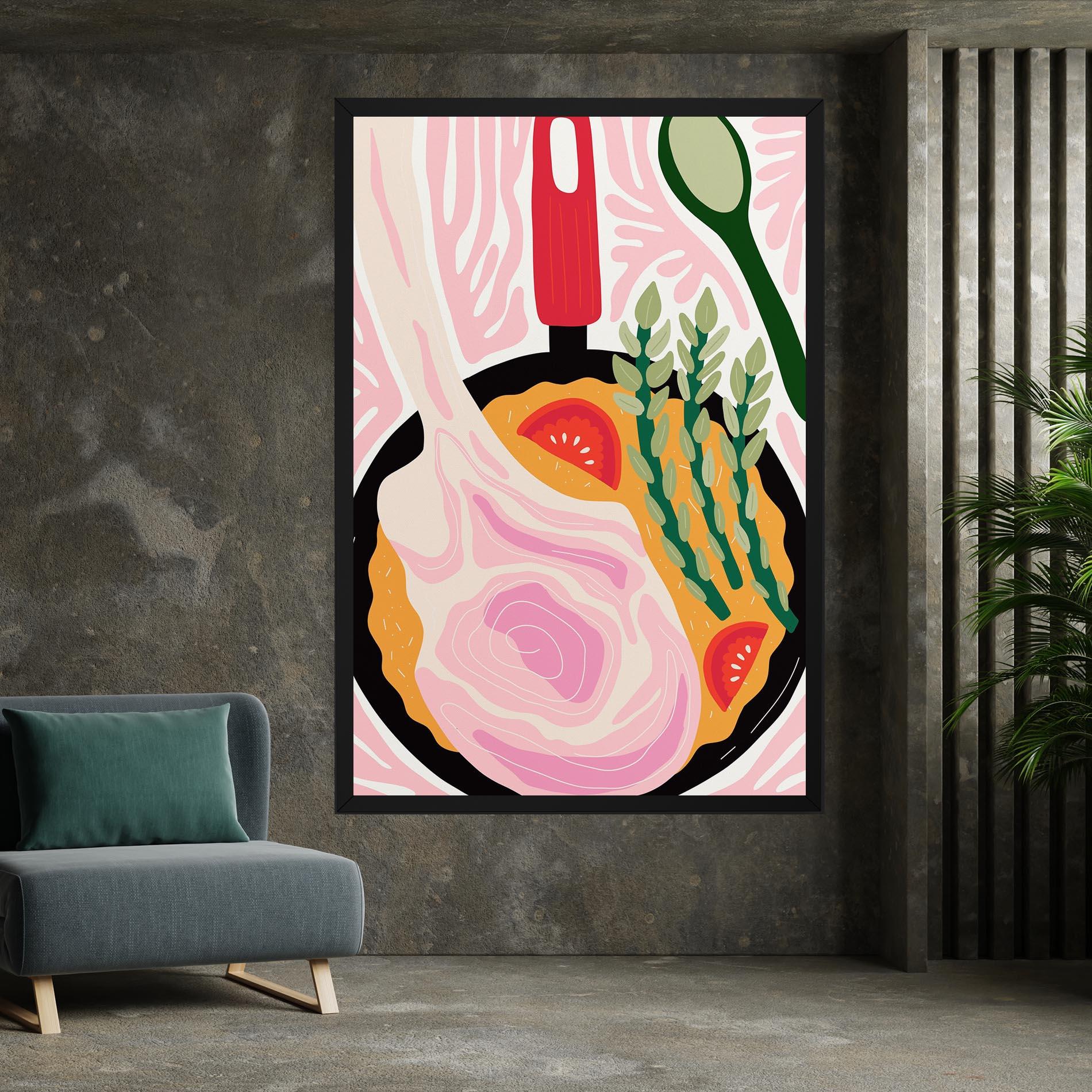 Leinwandbild Cooking mockup 7