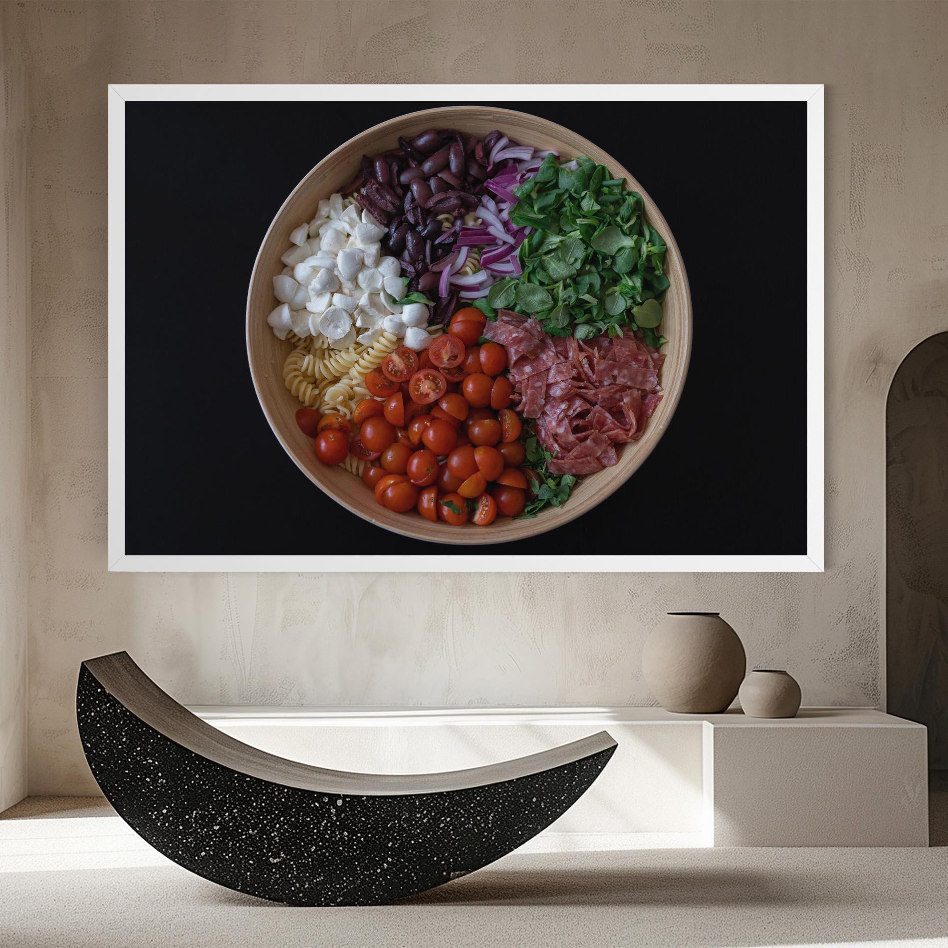 Leinwandbild Mozzarella Salad mockup 8