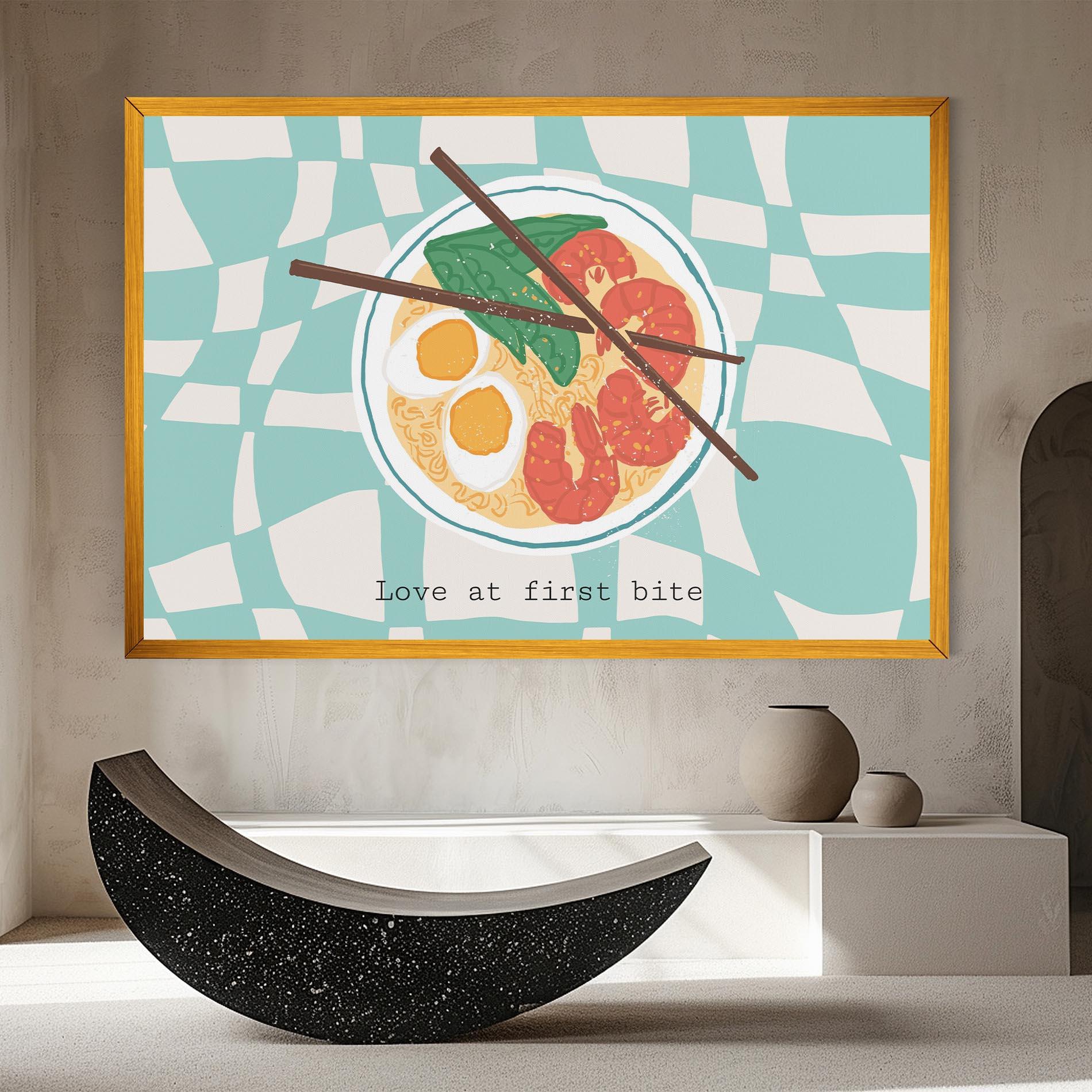 Leinwandbild Food Love mockup 8