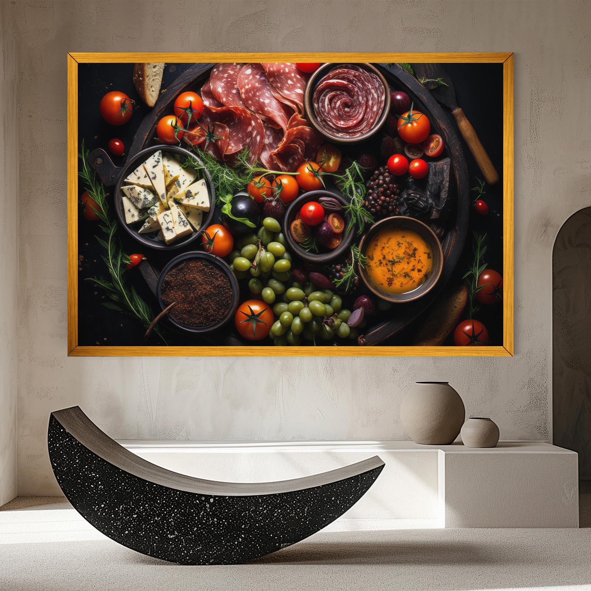 Leinwandbild Meats Assortment mockup 8