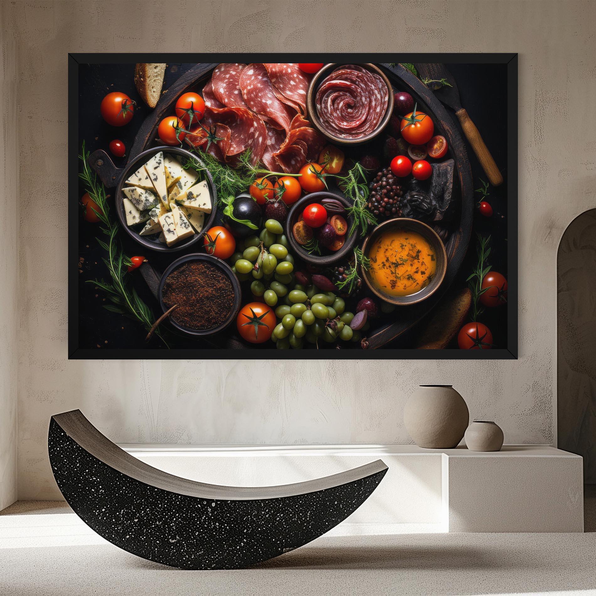 Leinwandbild Meats Assortment mockup 8