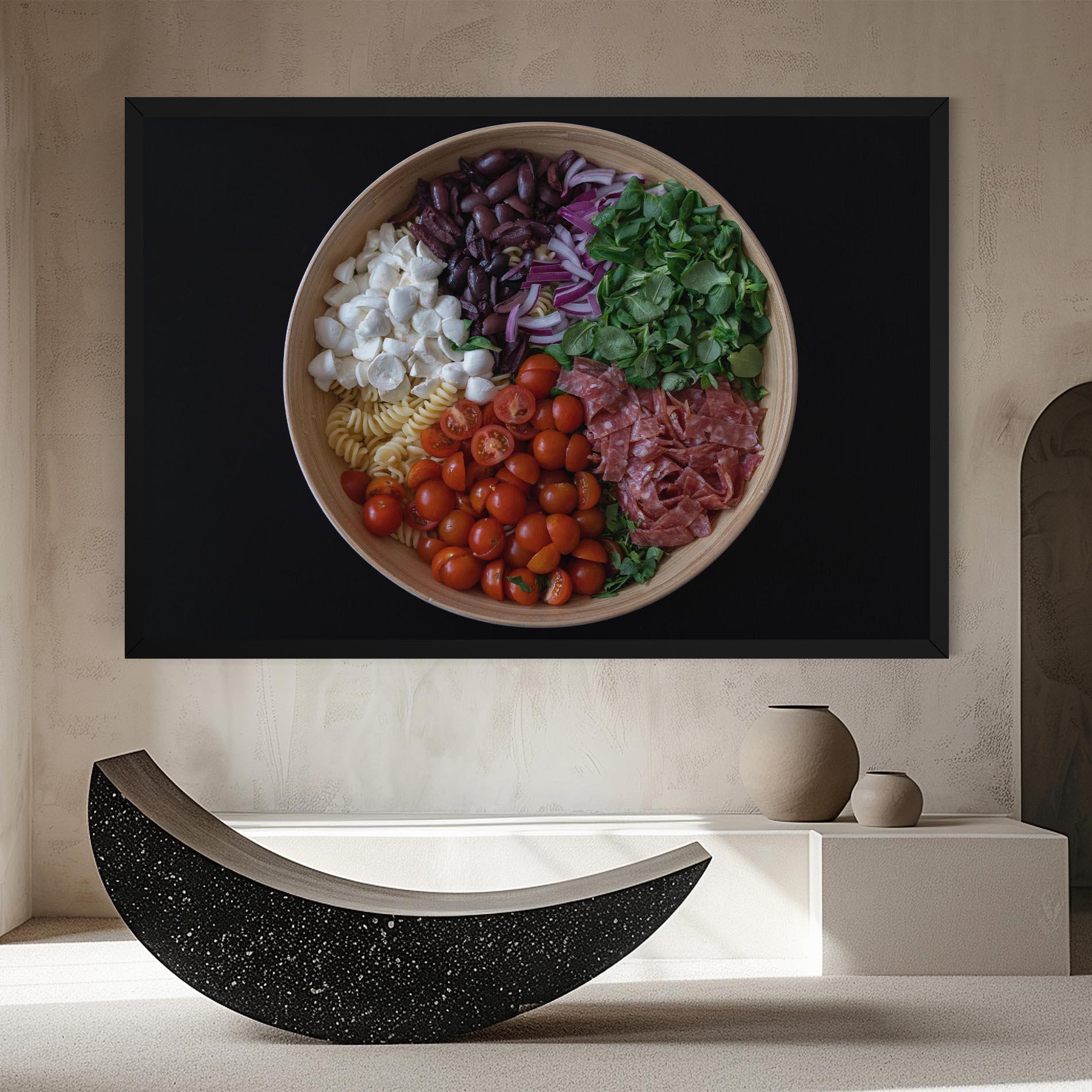 Leinwandbild Mozzarella Salad mockup 8