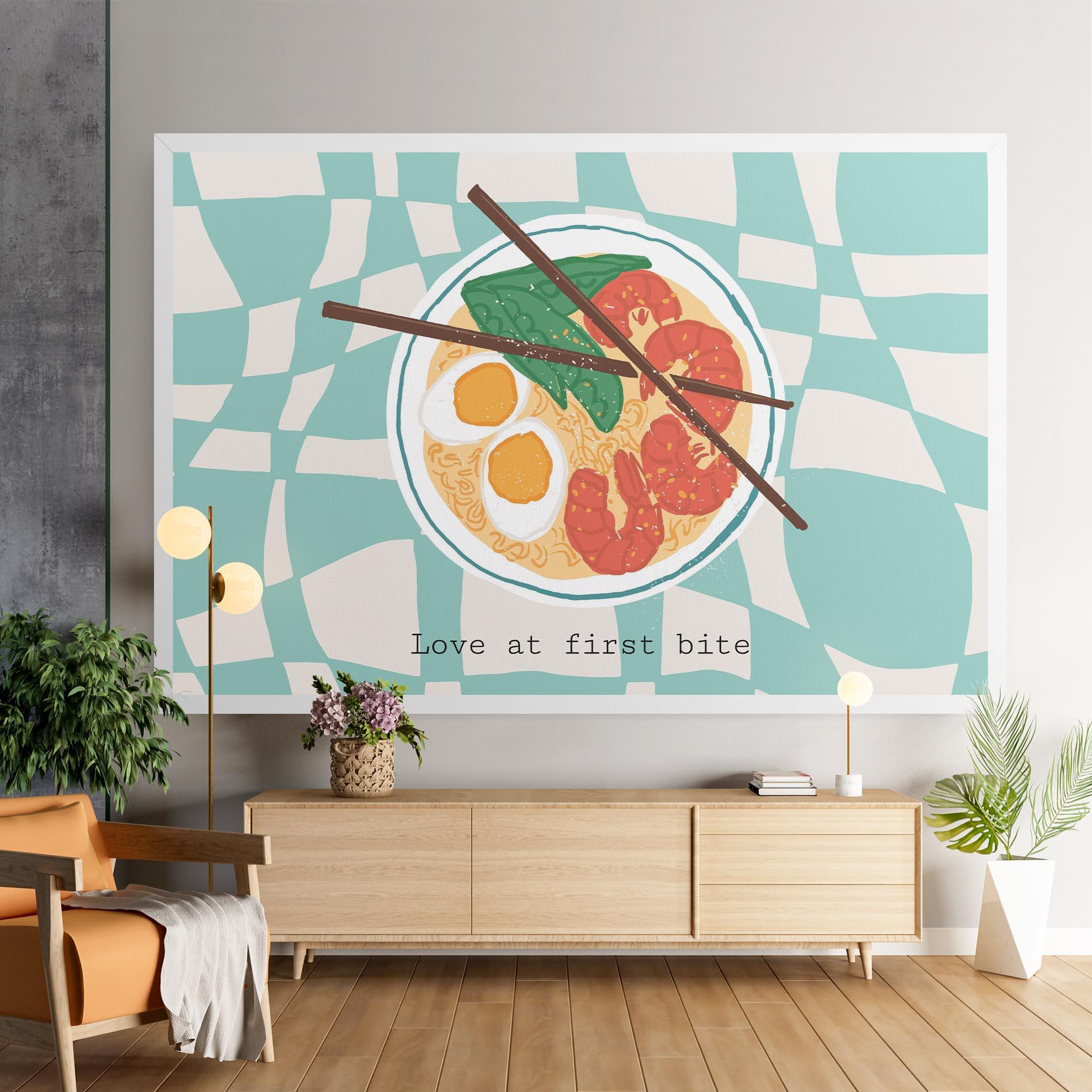 Leinwandbild Food Love mockup 9