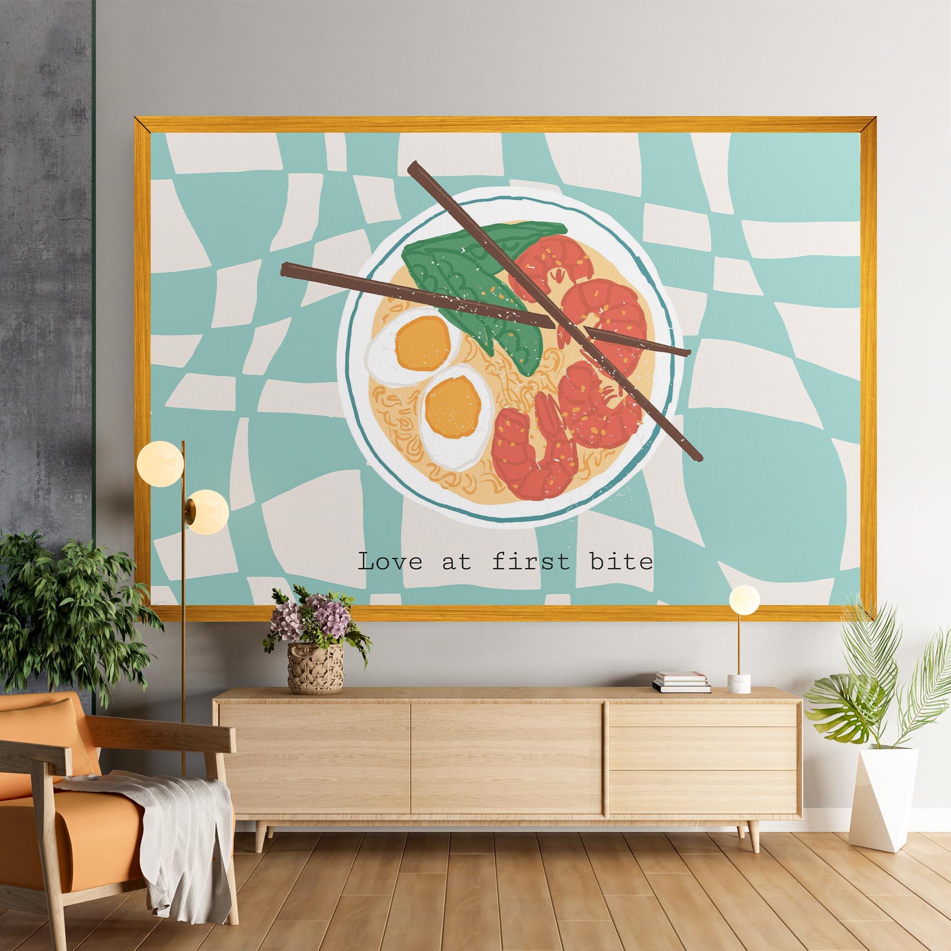 Leinwandbild Food Love mockup 9