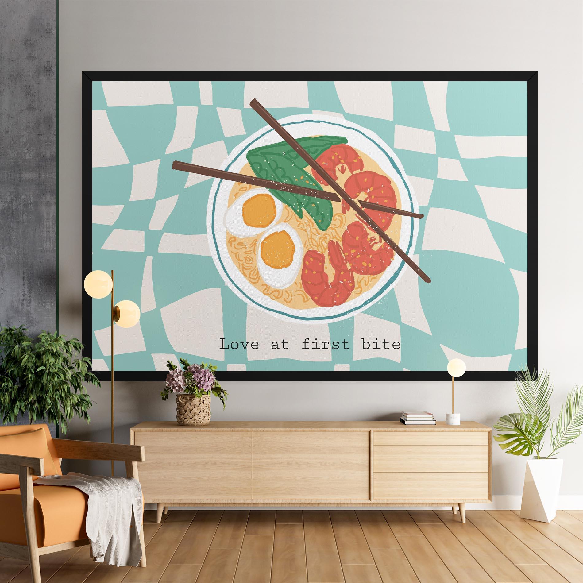 Leinwandbild Food Love mockup 9