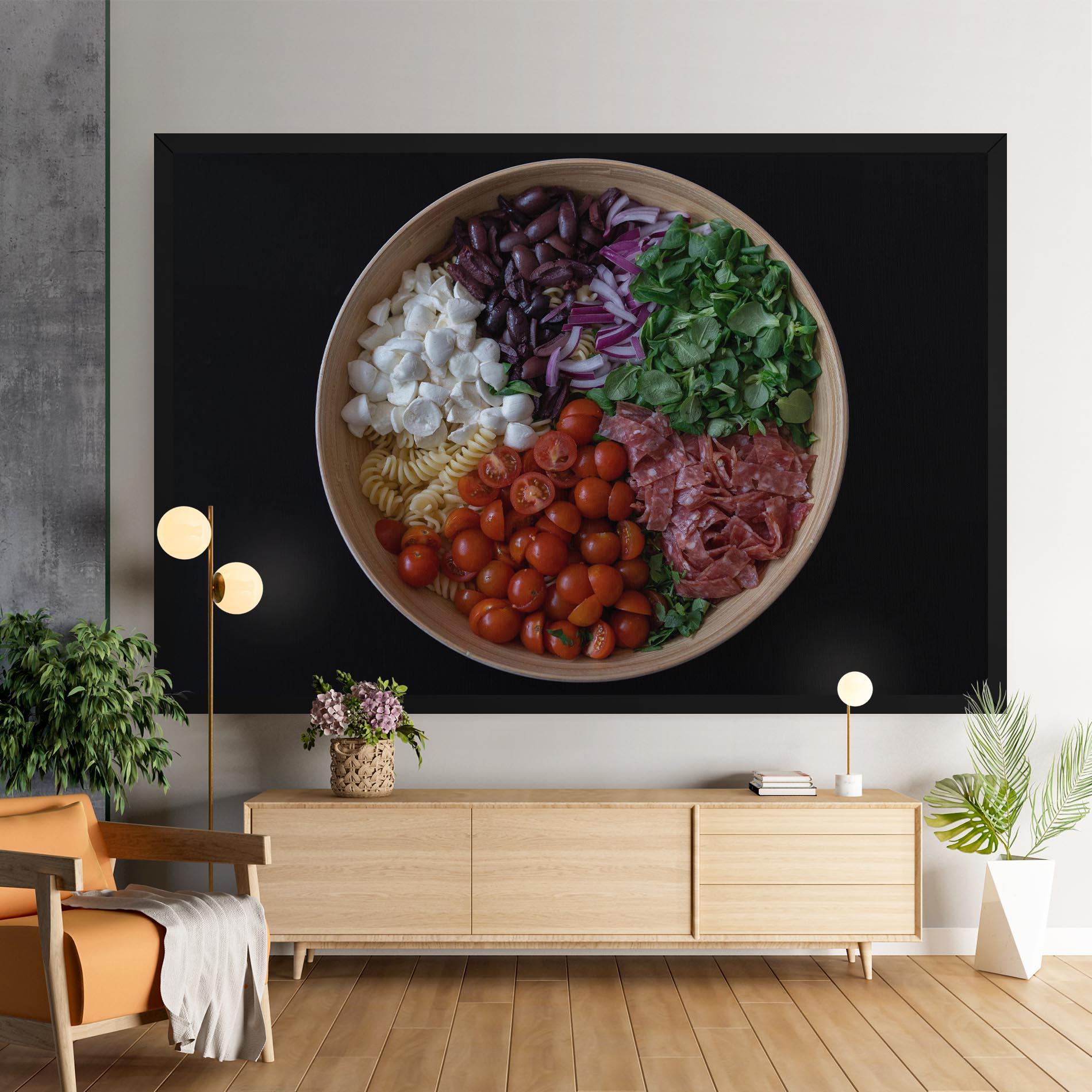 Leinwandbild Mozzarella Salad mockup 9