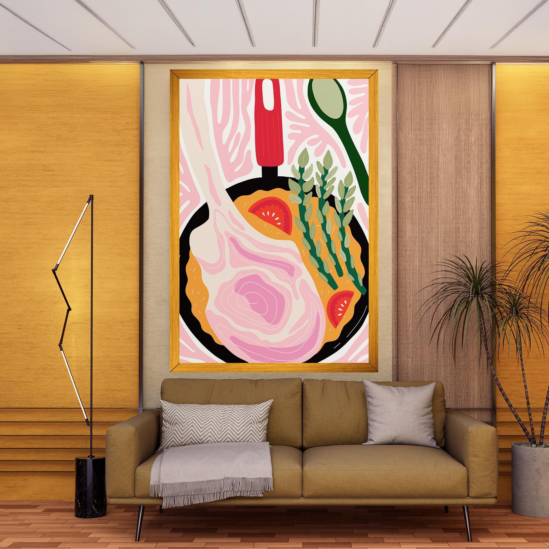 Leinwandbild Cooking mockup 9