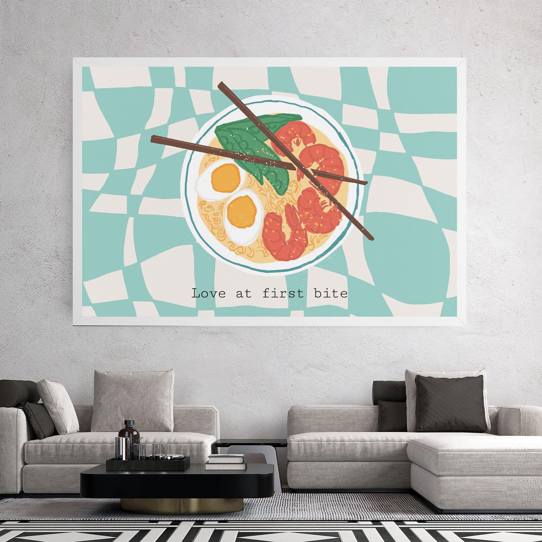 Leinwandbild Food Love mockup 2