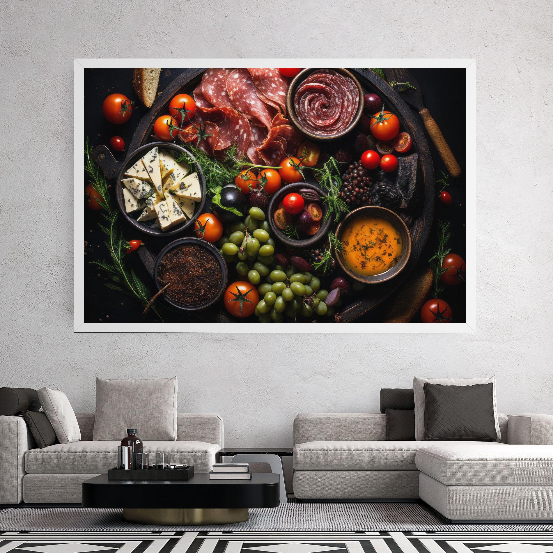 Leinwandbild Meats Assortment mockup 2
