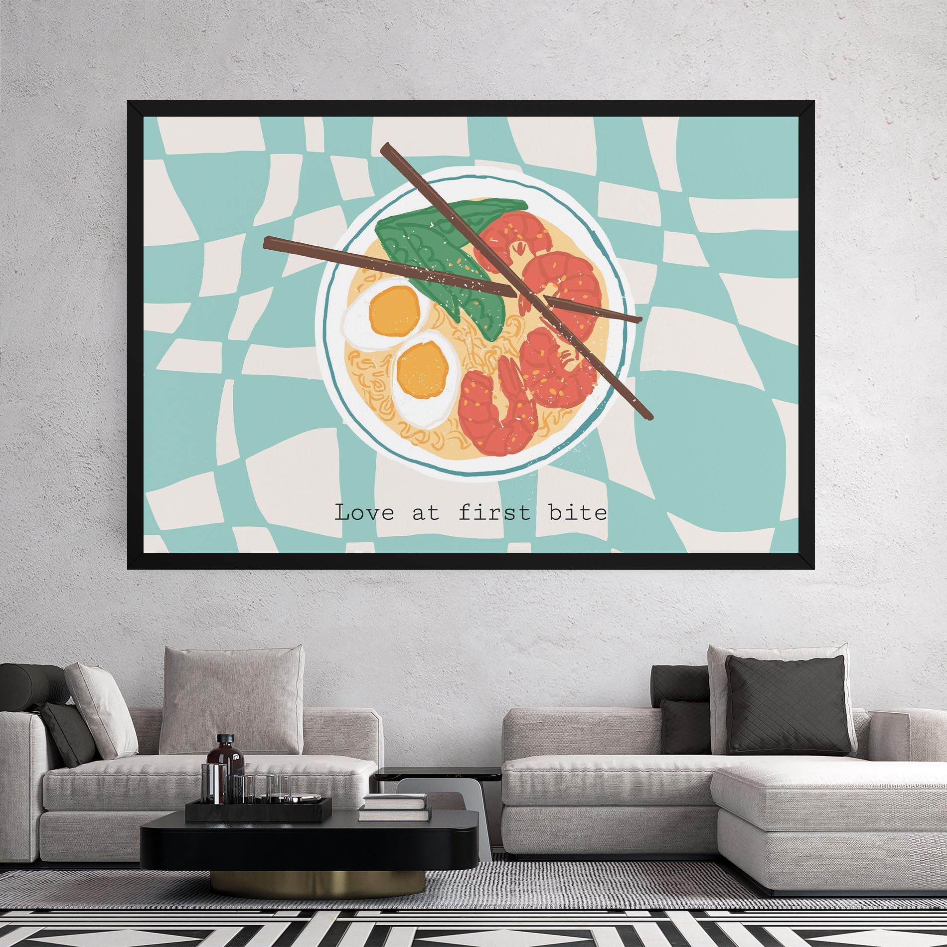 Leinwandbild Food Love mockup 2