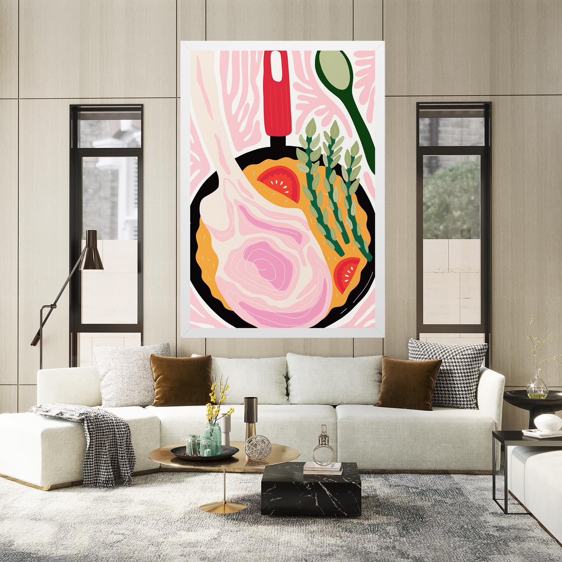 Leinwandbild Cooking mockup 2