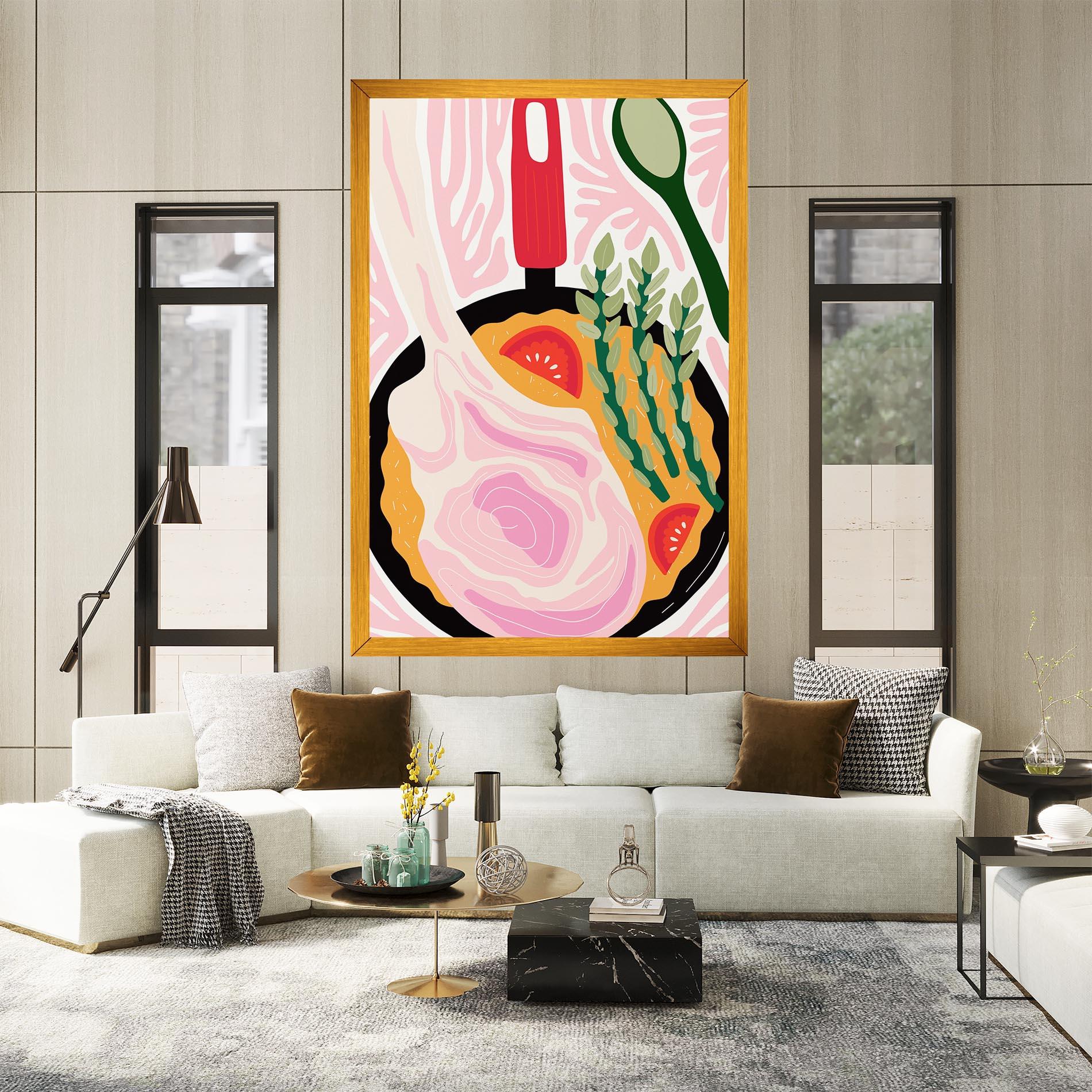 Leinwandbild Cooking mockup 2