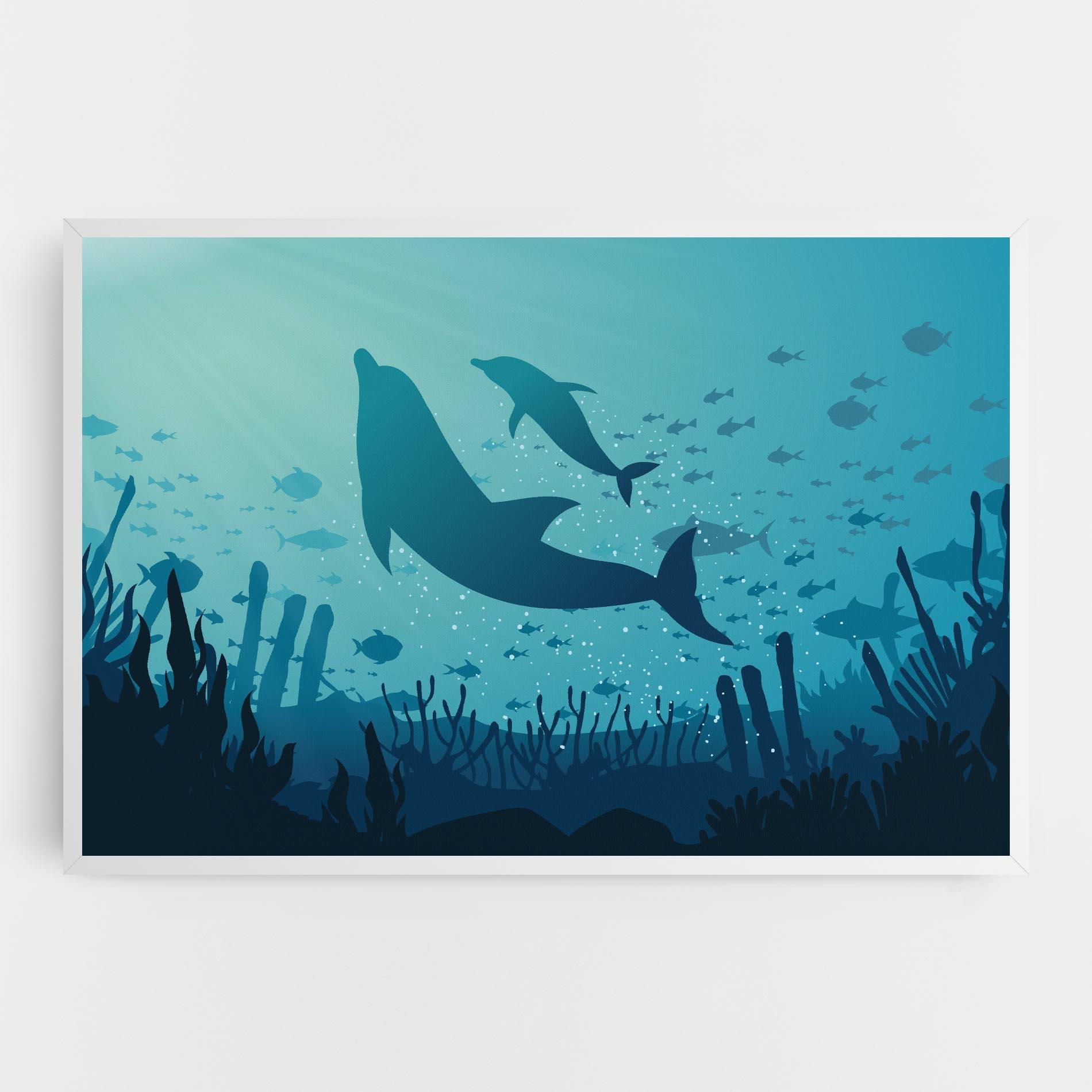Leinwandbild Blue Ocean mockup 0