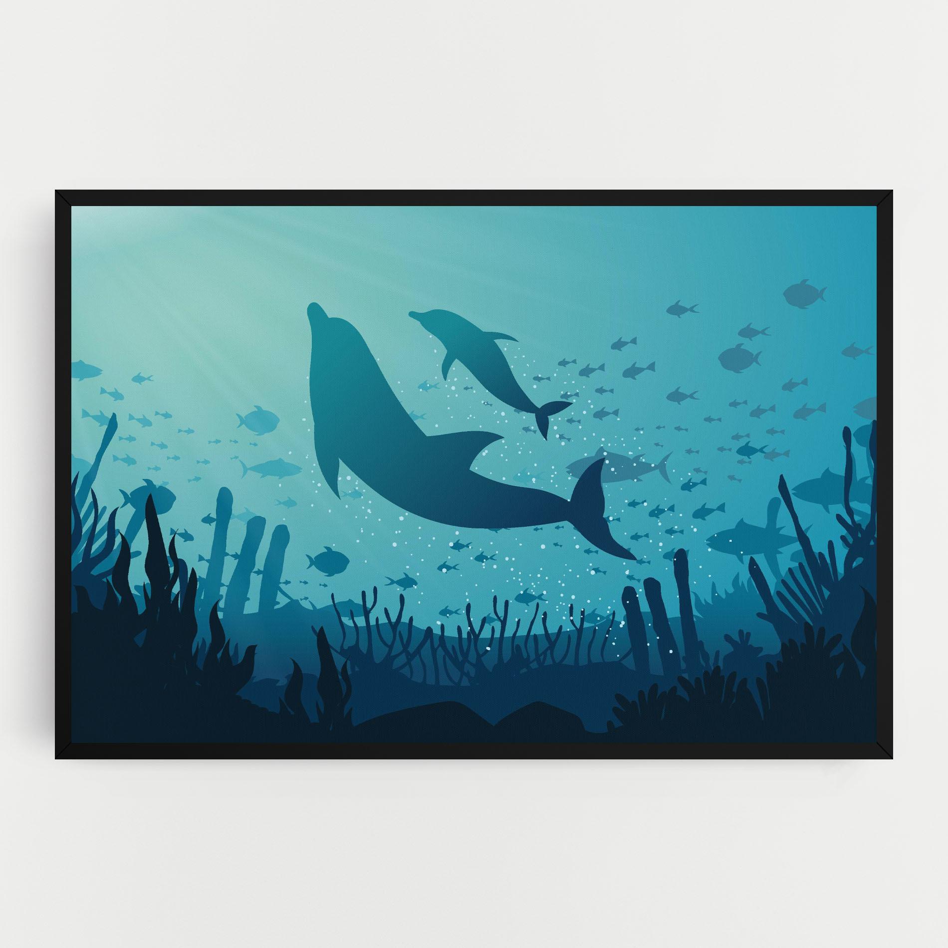 Leinwandbild Blue Ocean mockup 0