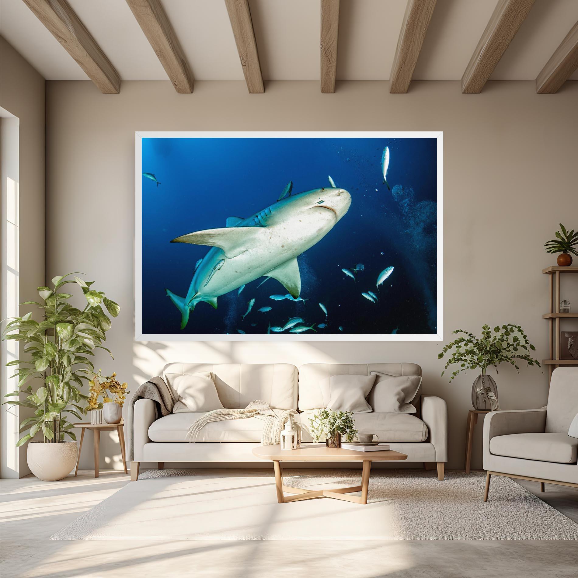 Leinwandbild Bull Shark mockup 6