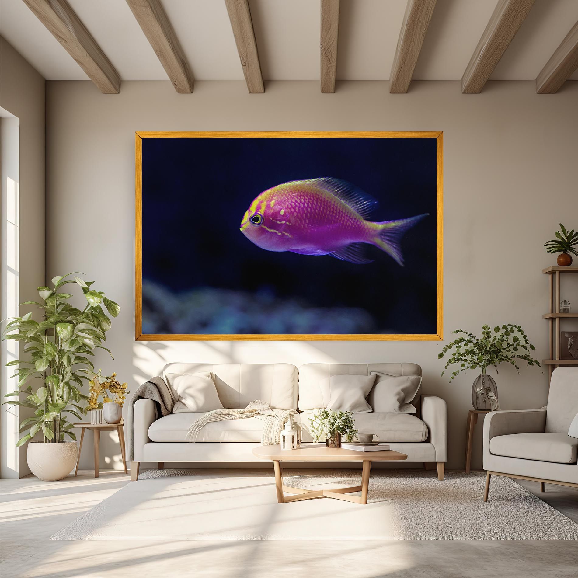 Angry Pink Fish mockup 6