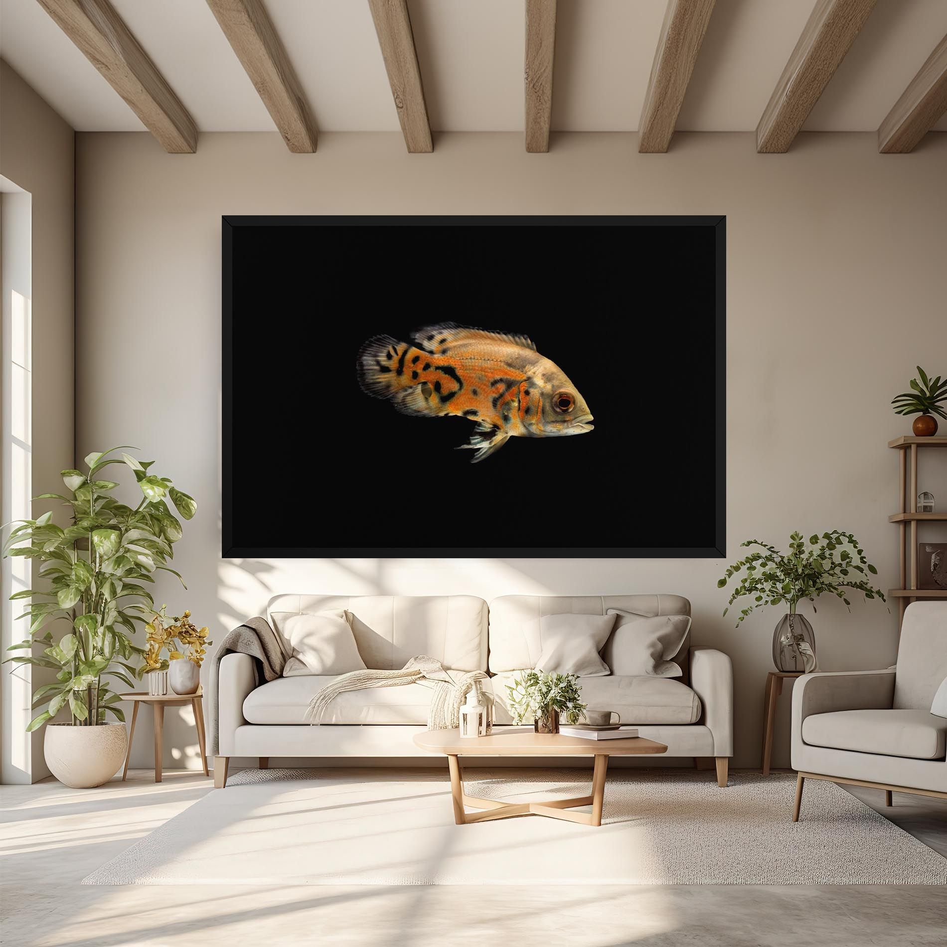 Cute Brown Fish mockup 6