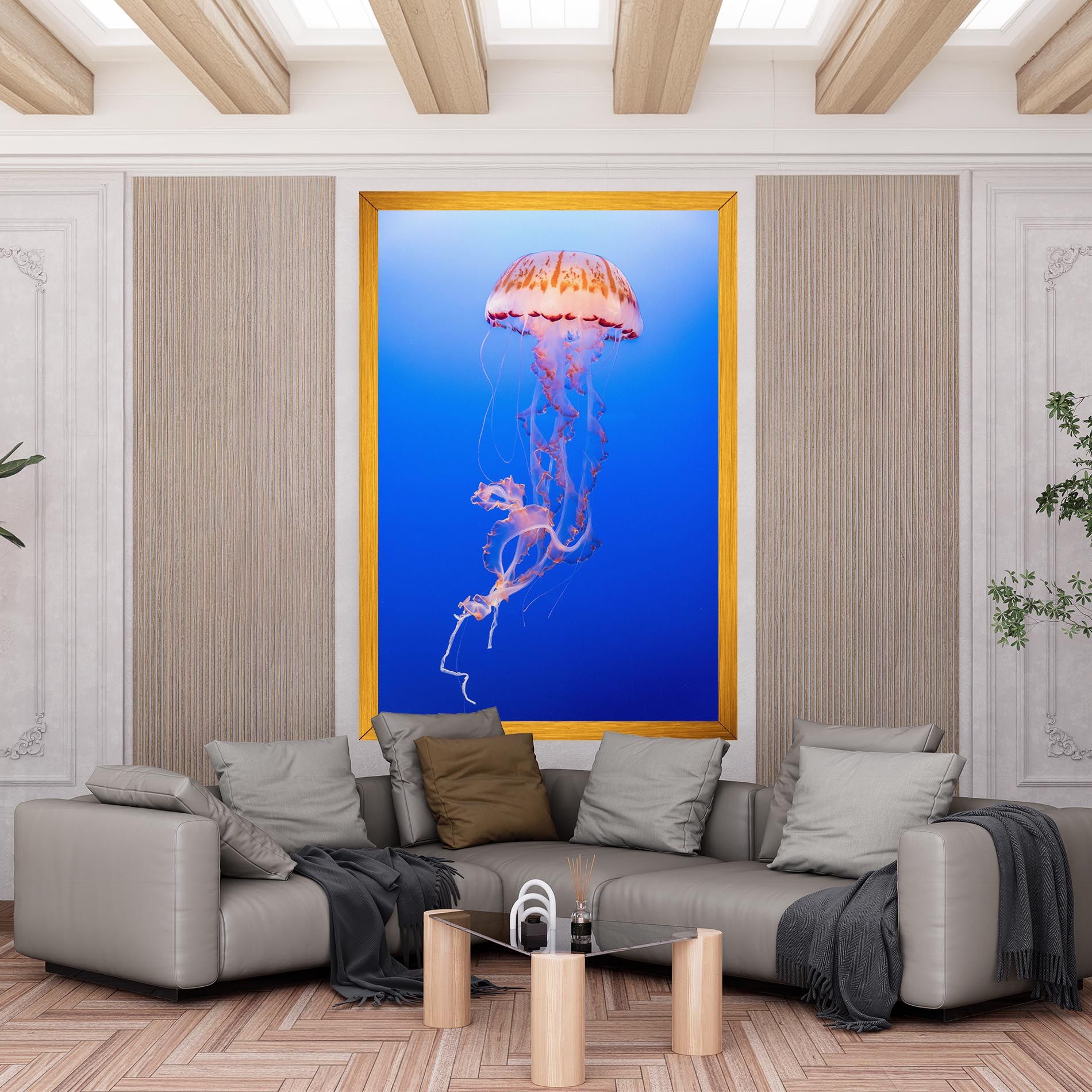 Pretty White Jellyfish mockup 6