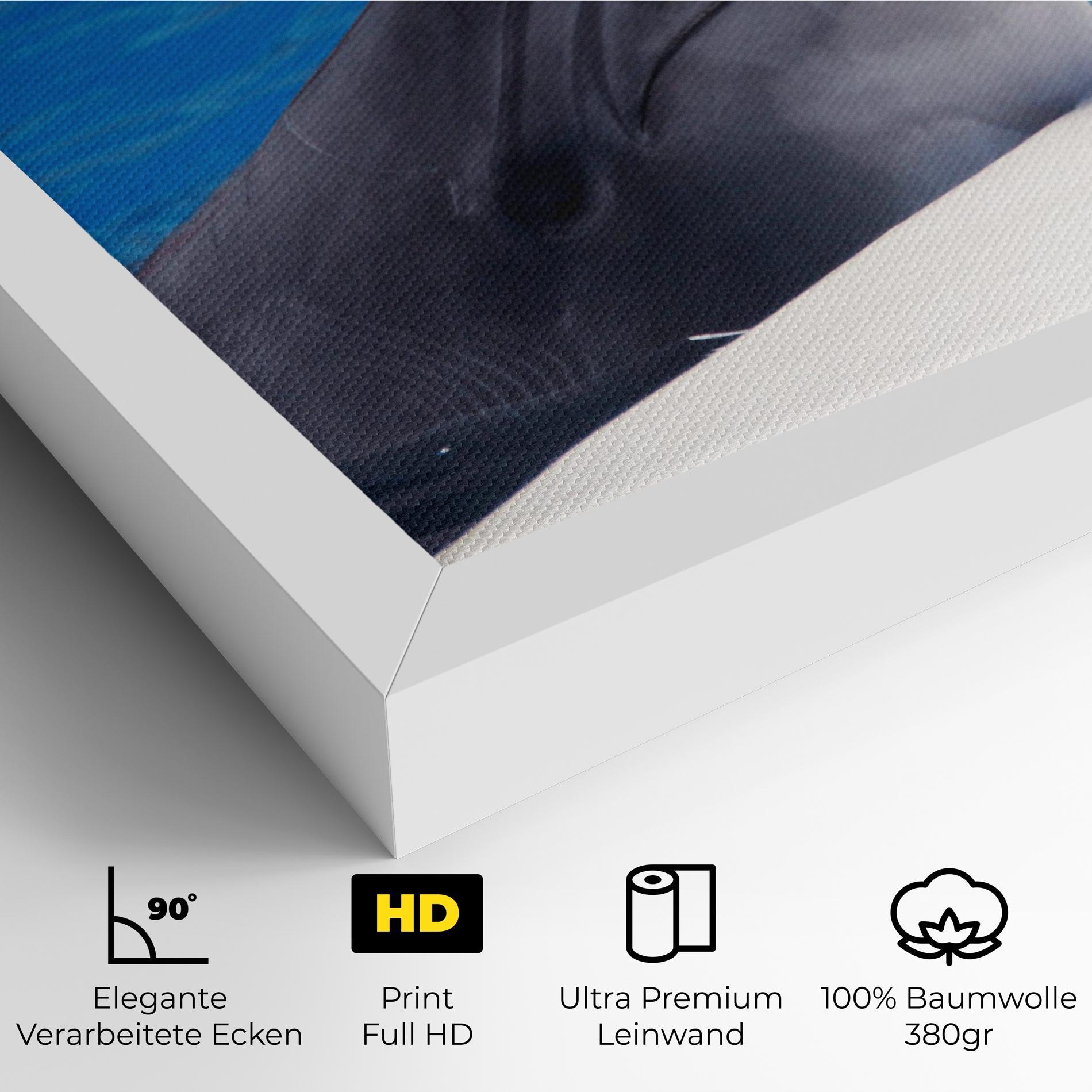 Leinwandbild Cute Dolphin mockup 4