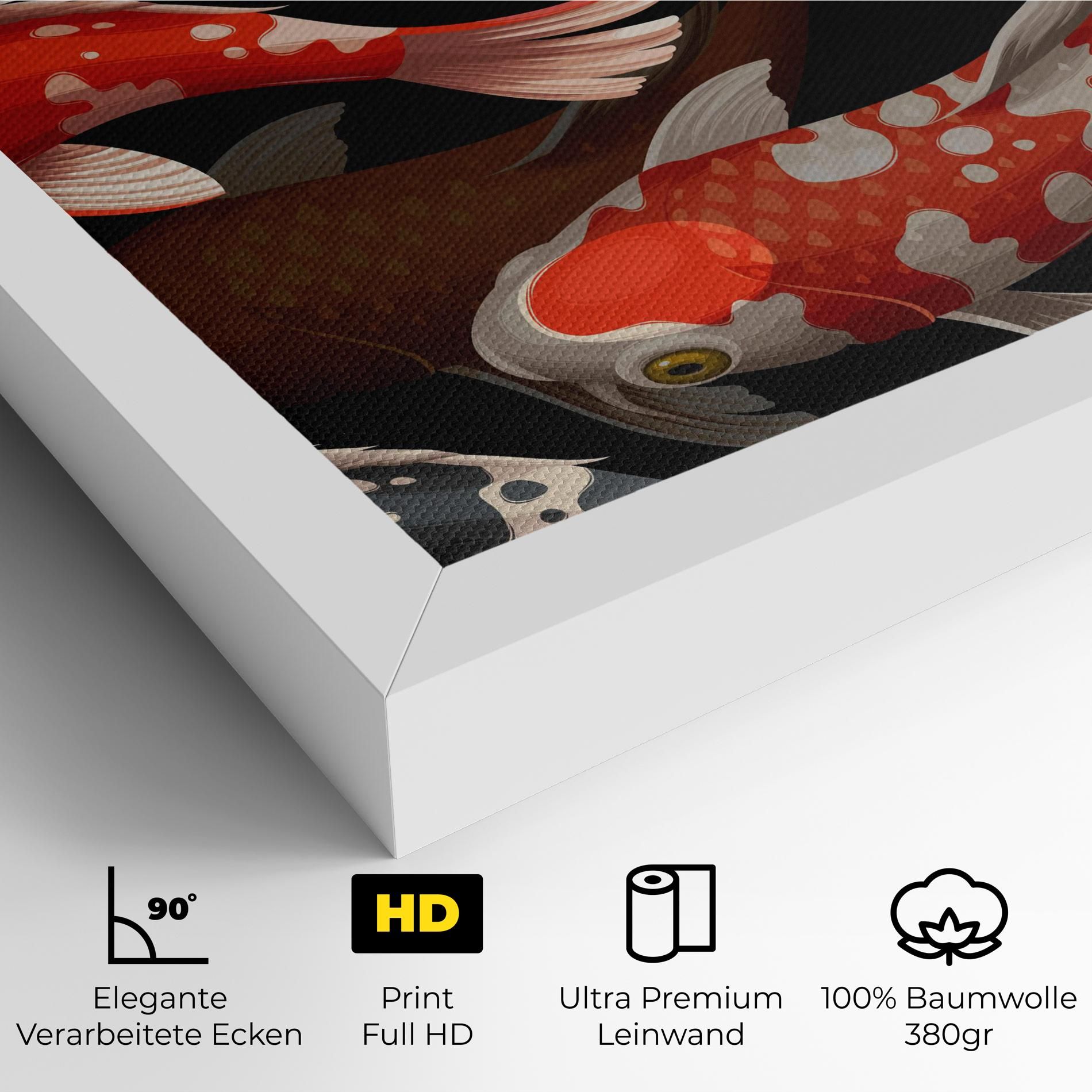 Seamless Koi Fish mockup 4