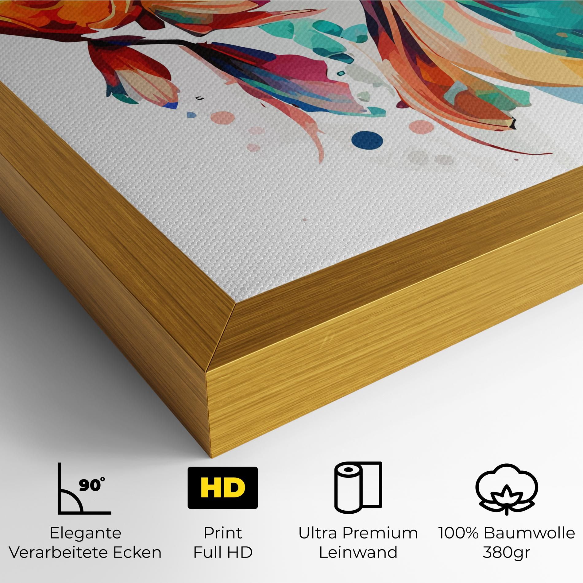 Blue Orange Fish mockup 4