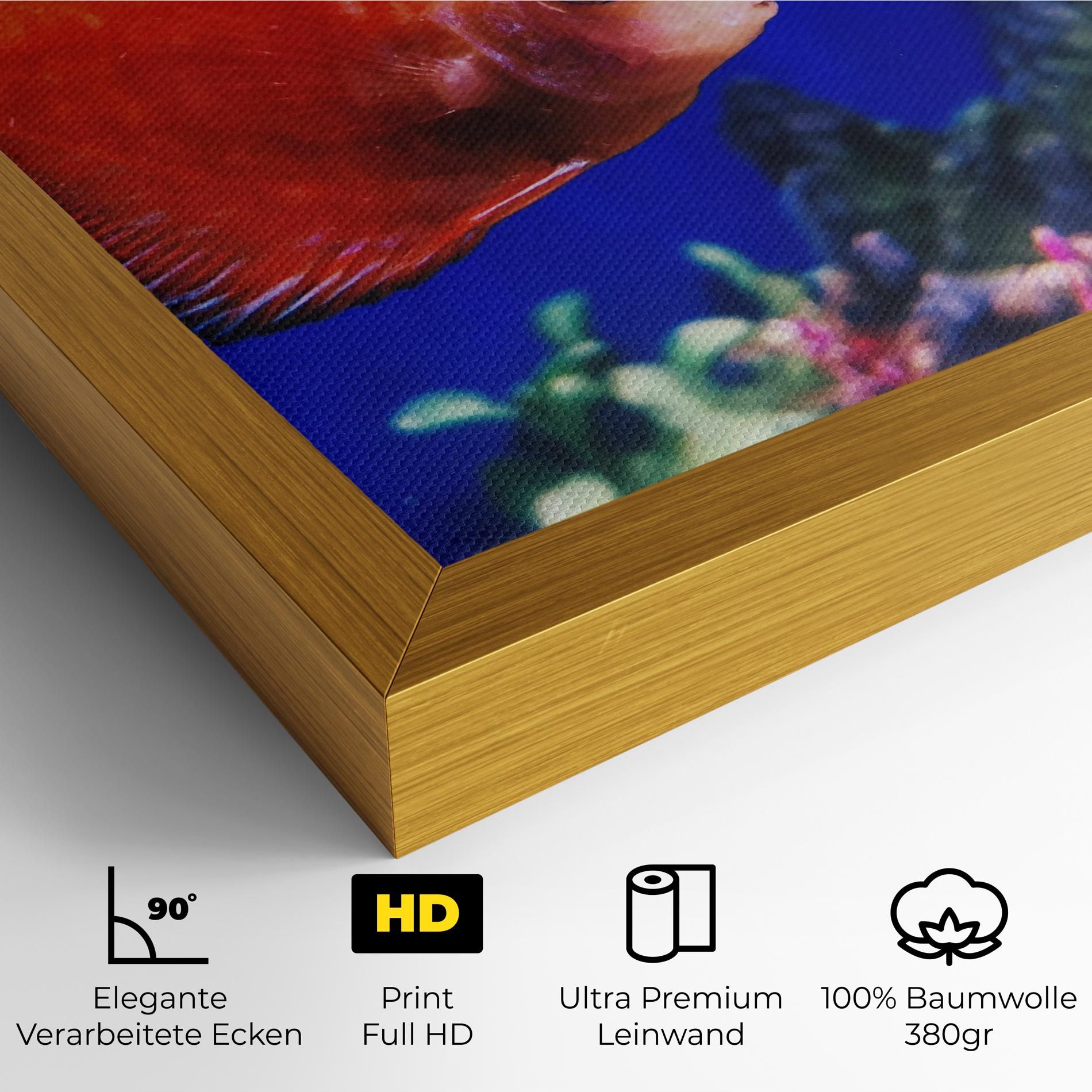 Pretty Orange Fish mockup 4