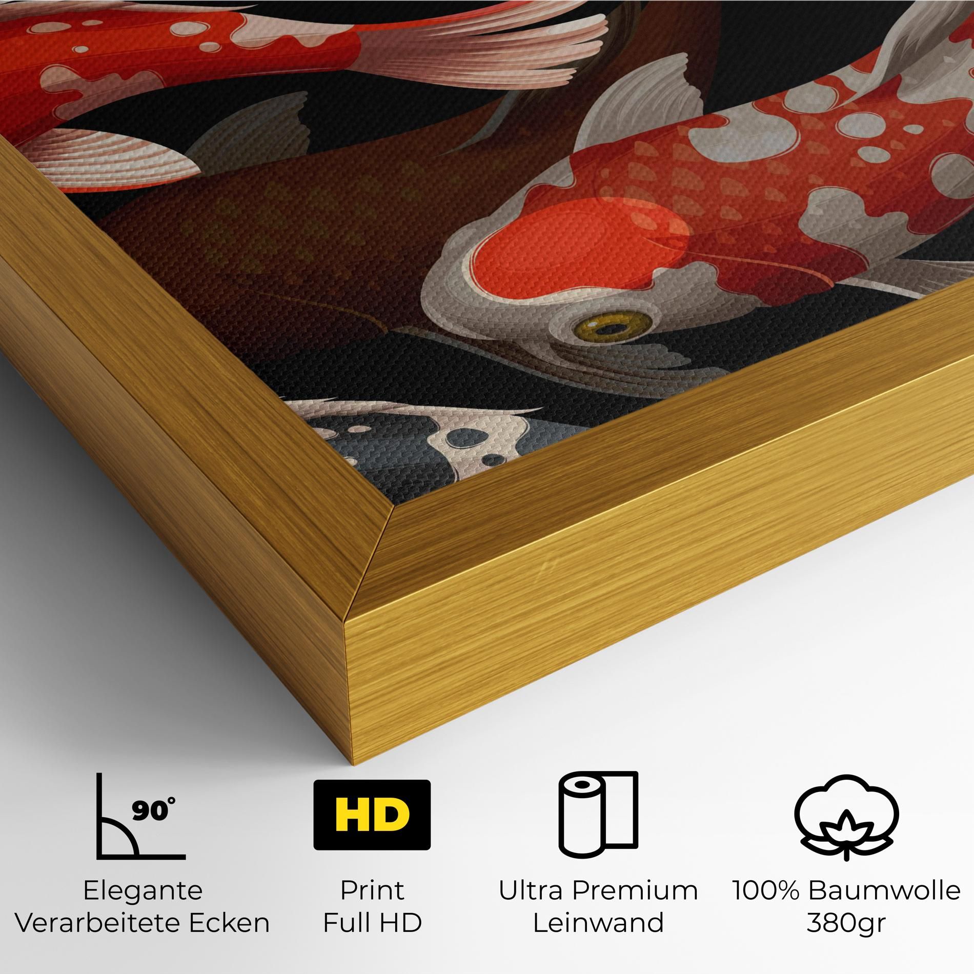 Seamless Koi Fish mockup 4