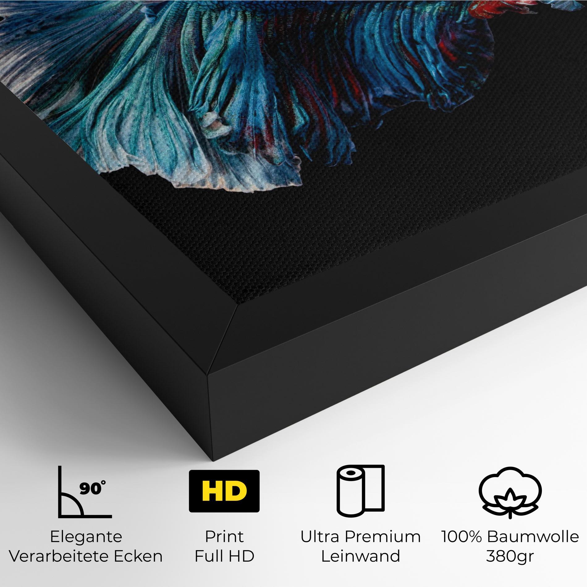 Leinwandbild Blue Betta mockup 4