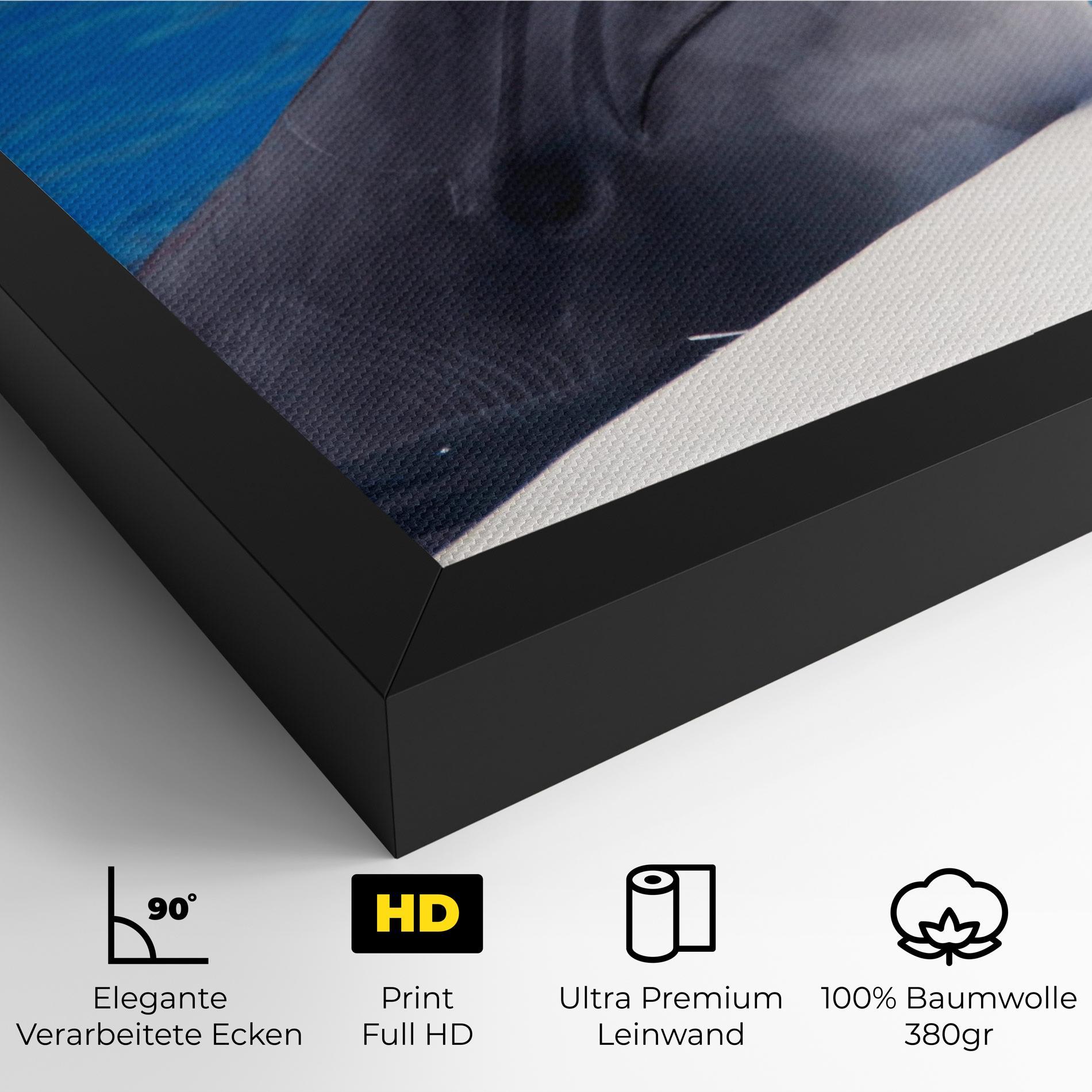 Leinwandbild Cute Dolphin mockup 4