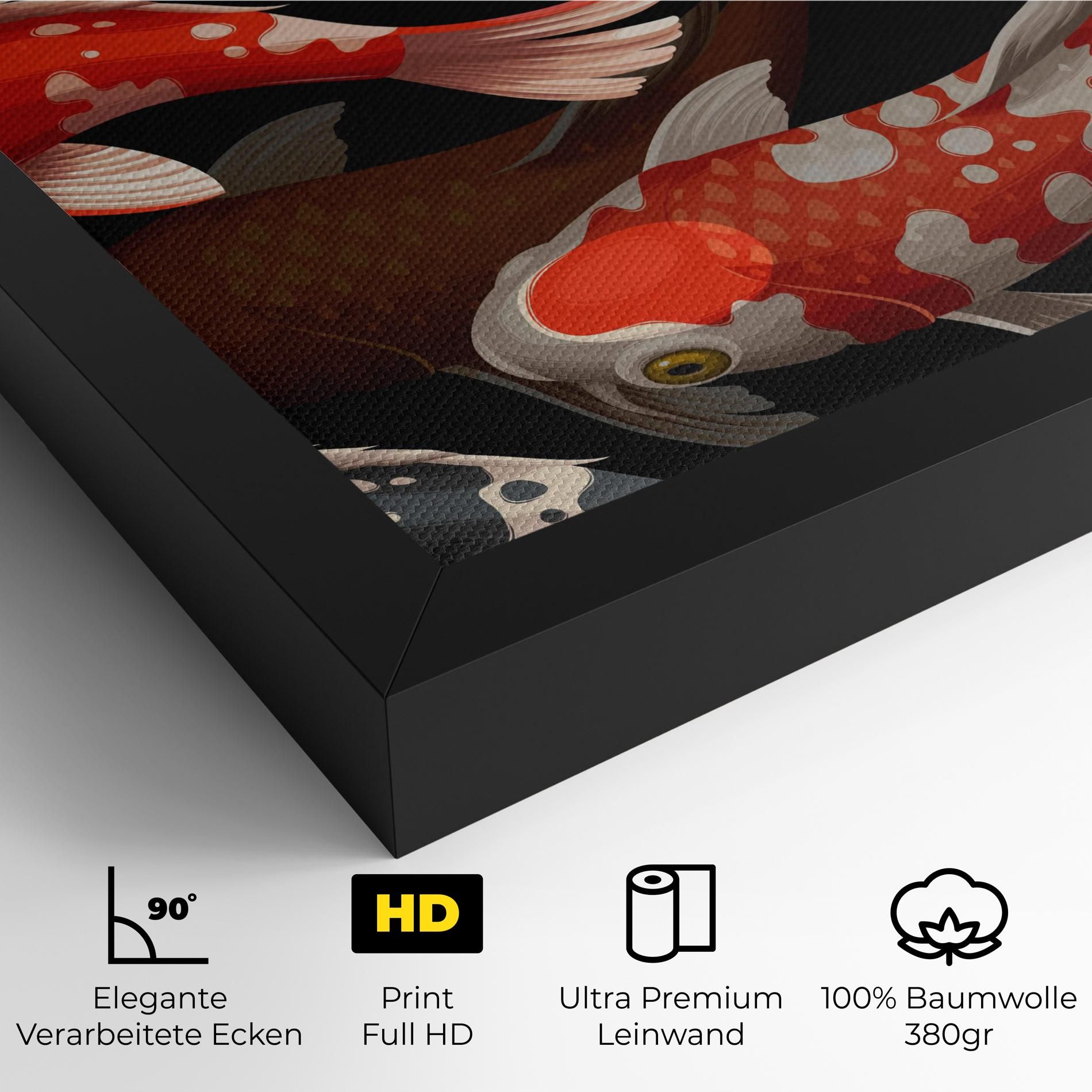 Seamless Koi Fish mockup 4