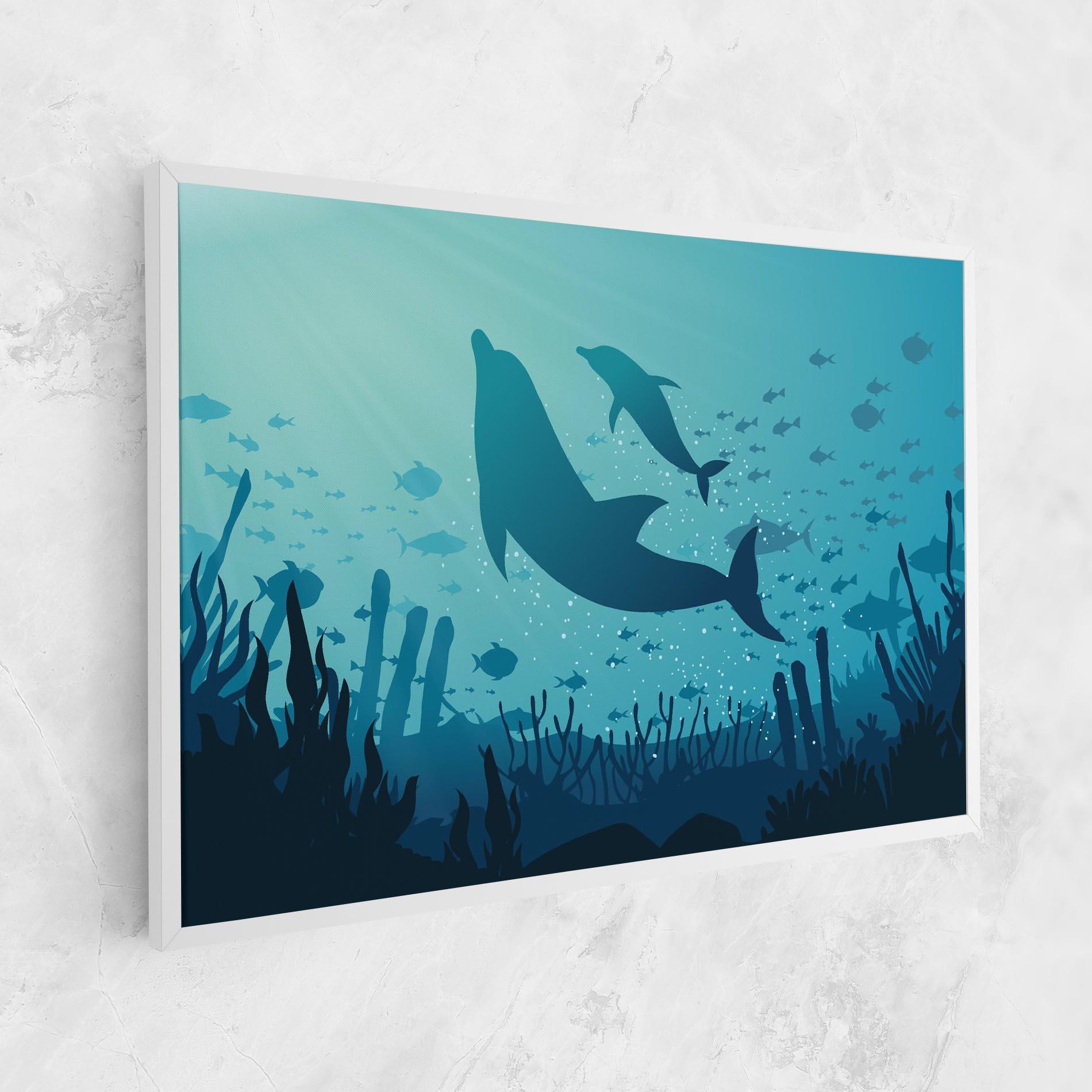 Leinwandbild Blue Ocean mockup 1
