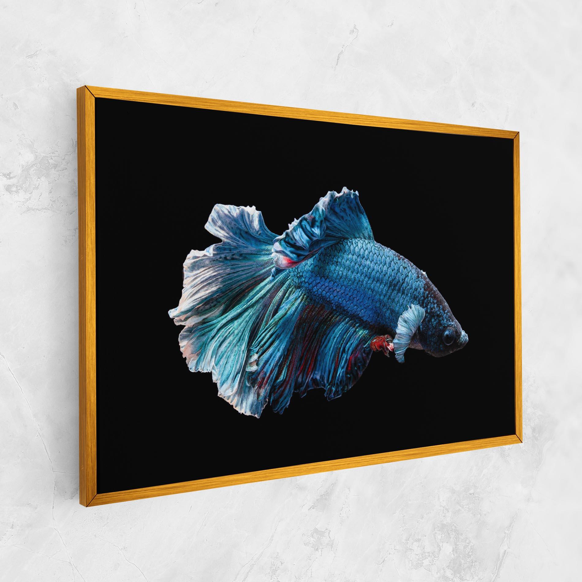 Leinwandbild Blue Betta mockup 1