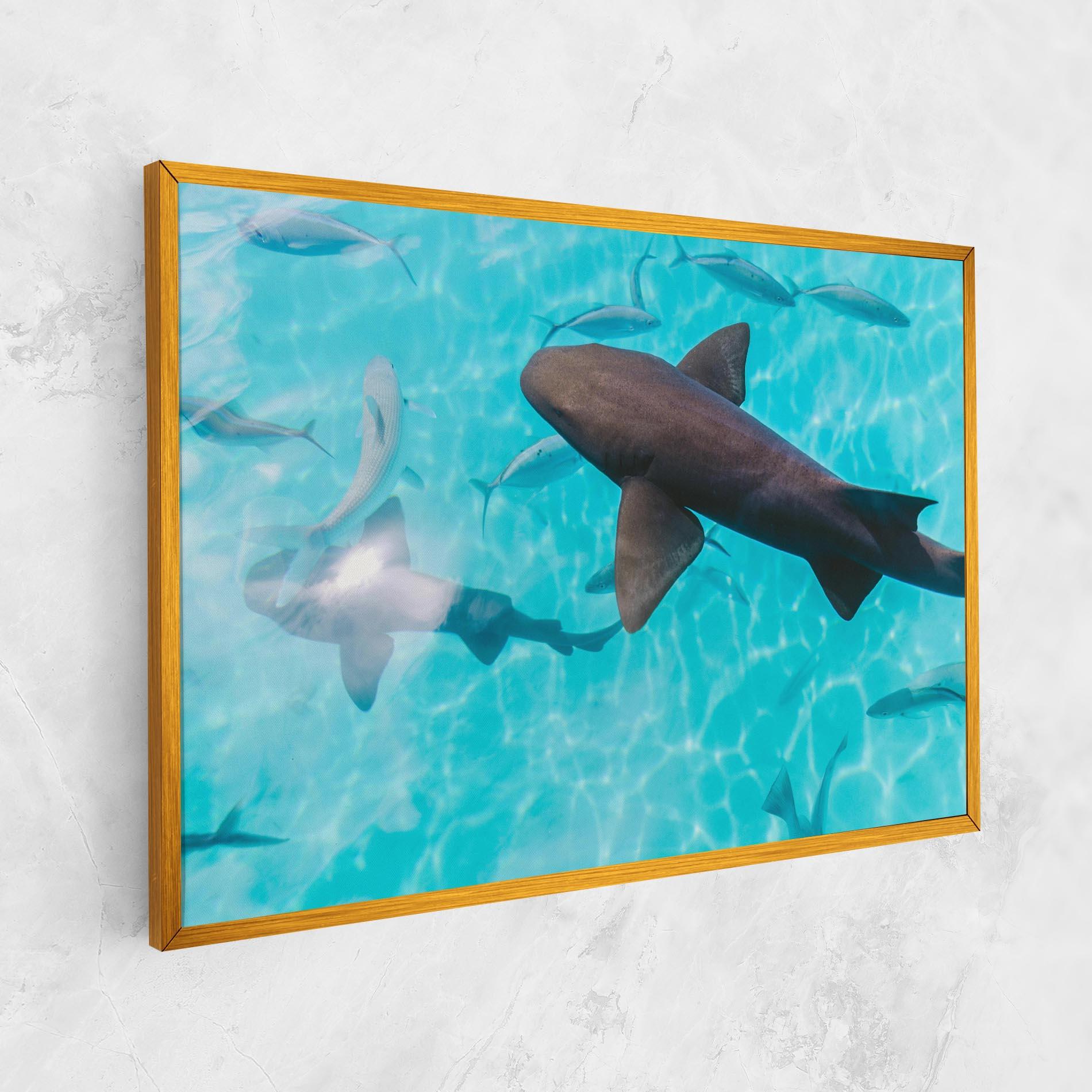 Leinwandbild Pretty Shark mockup 1