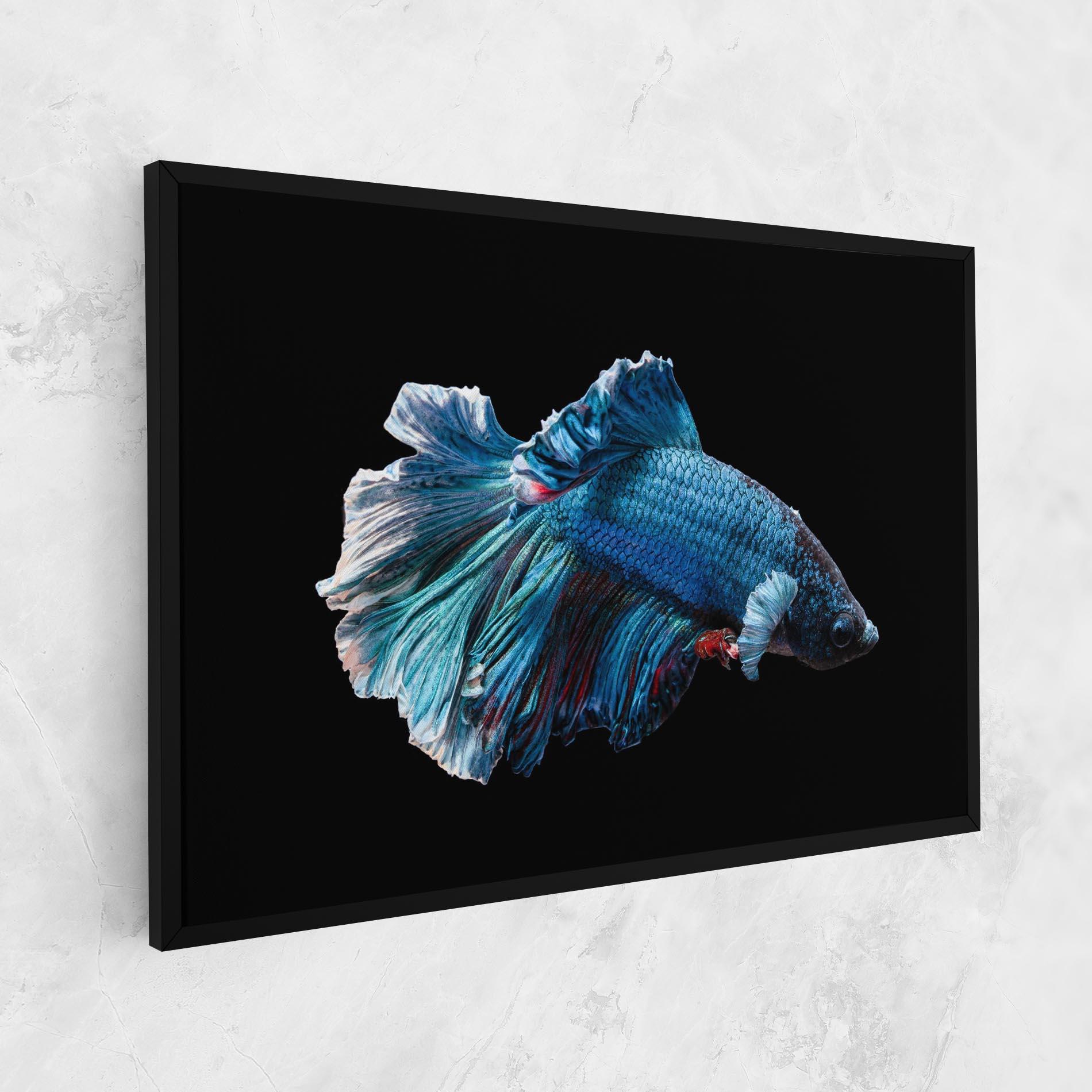 Leinwandbild Blue Betta mockup 1