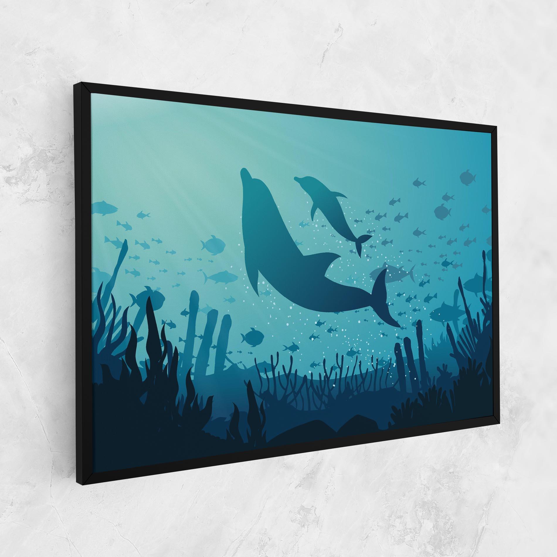 Leinwandbild Blue Ocean mockup 1