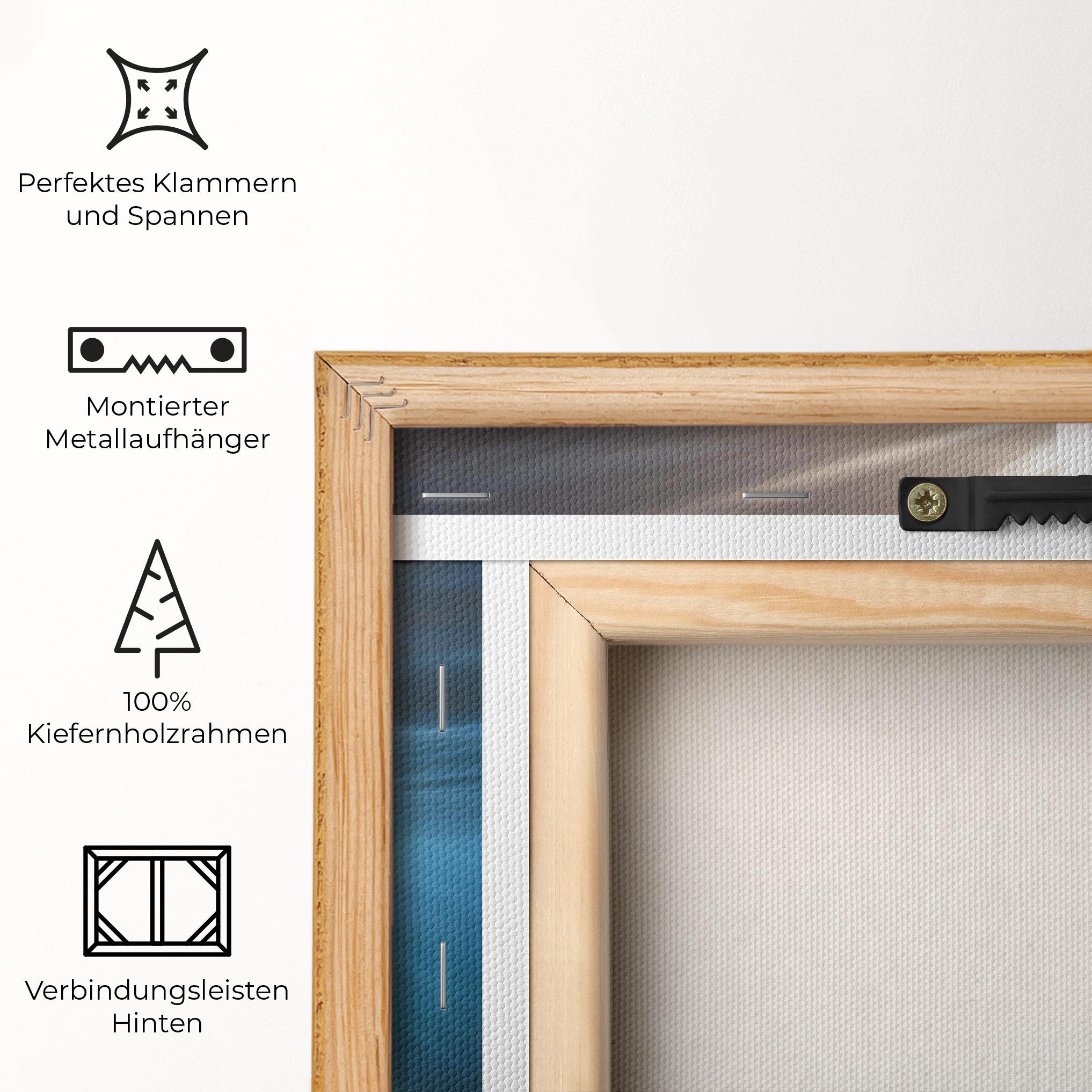 Leinwandbild Big Shark mockup 5