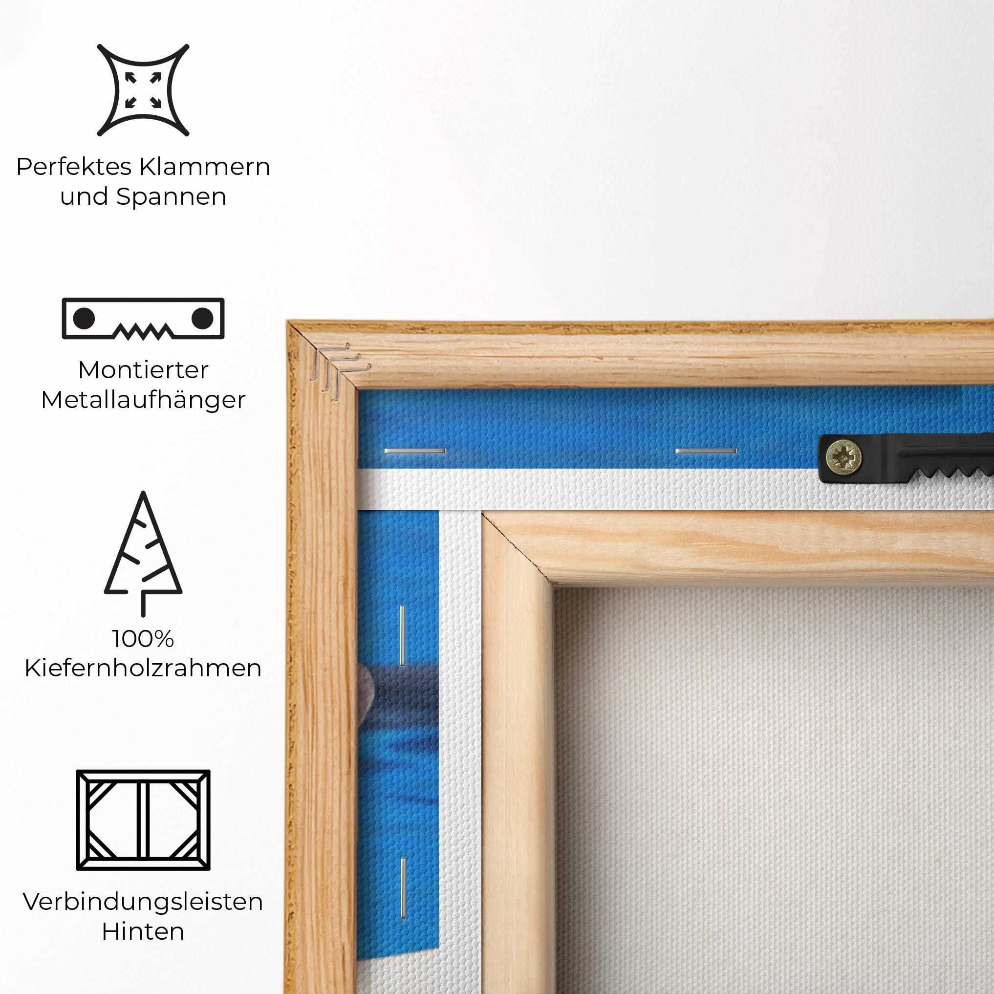 Leinwandbild Cute Dolphin mockup 5