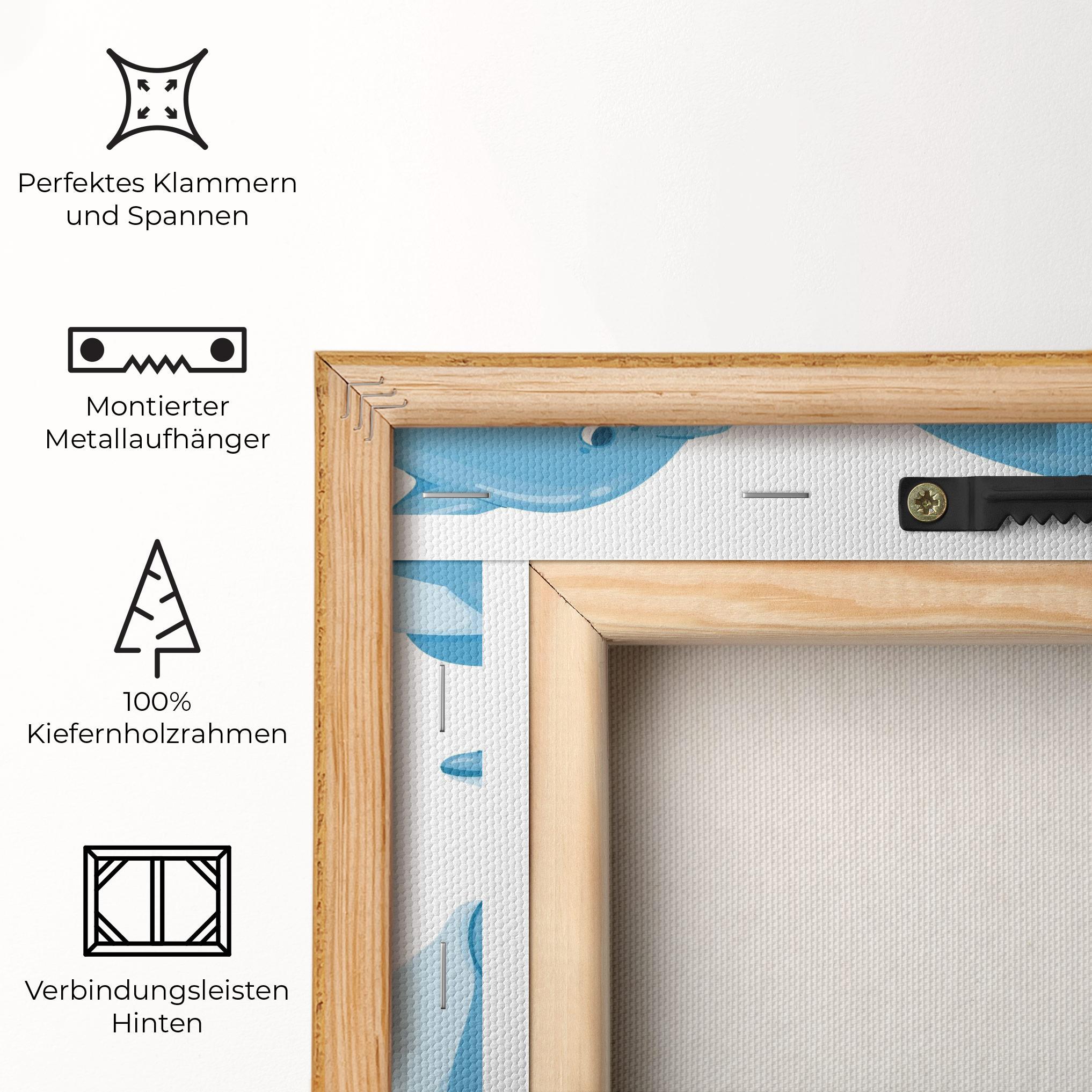 Leinwandbild Dolphin mockup 5