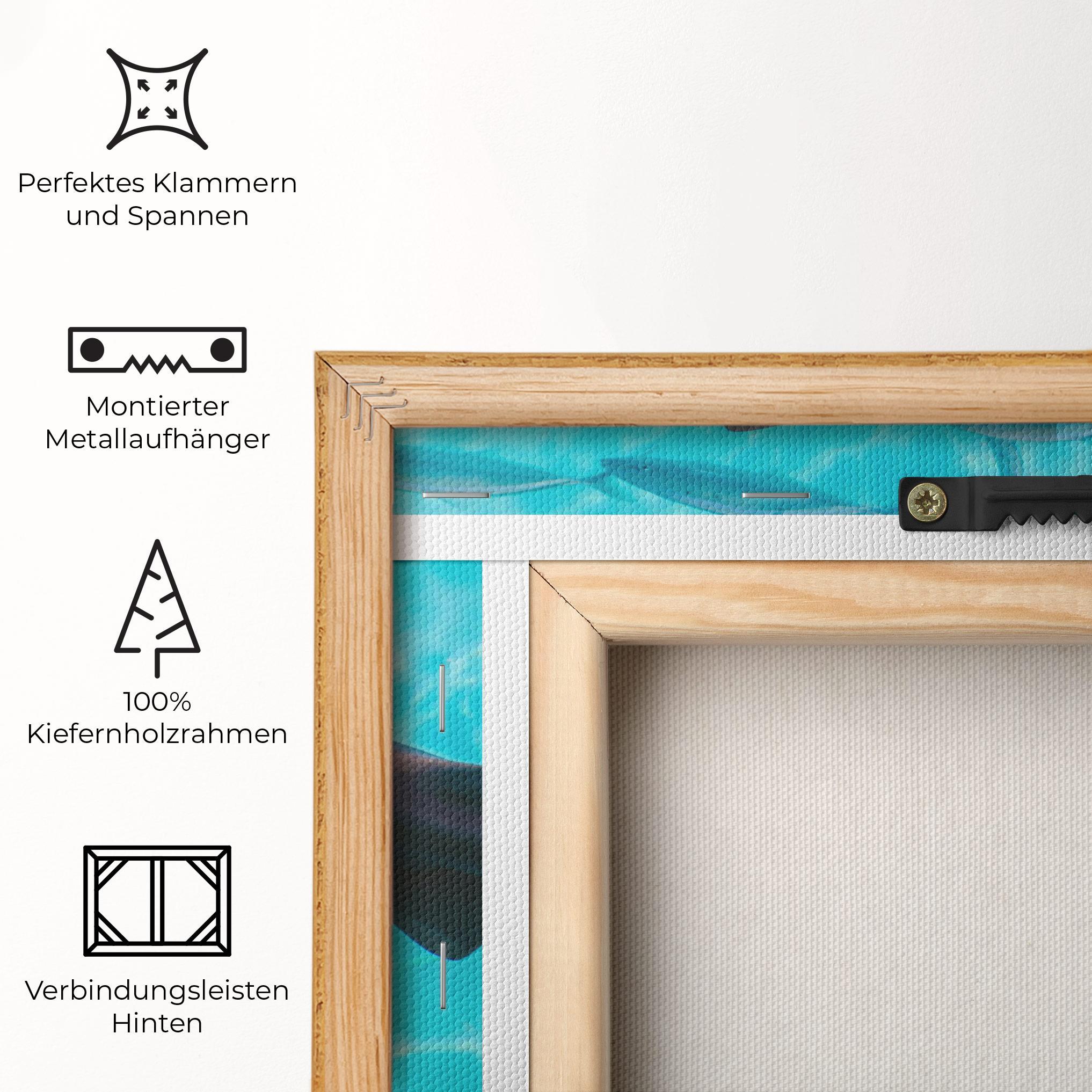 Leinwandbild Pretty Shark mockup 5