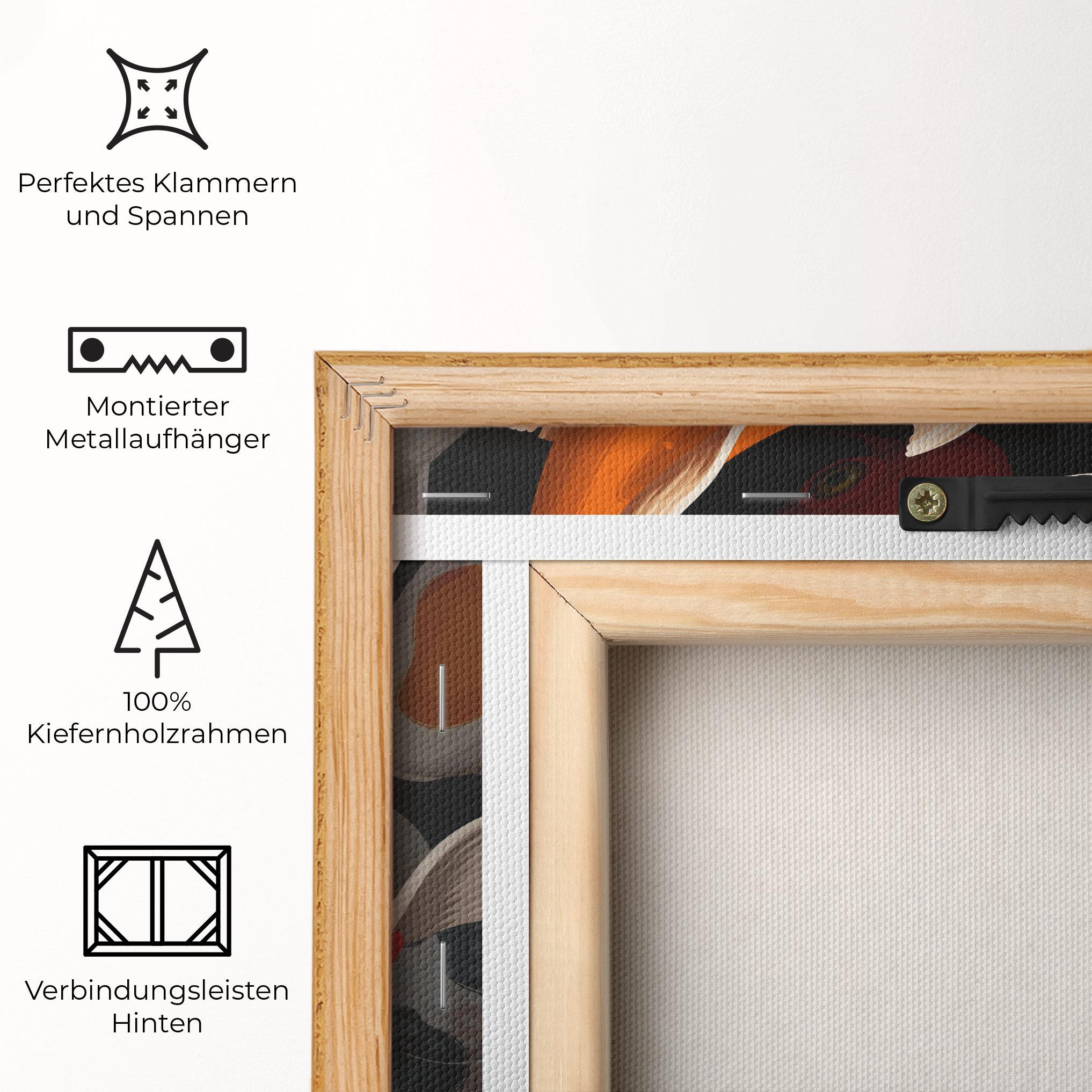 Leinwandbild Seamless Koi Fish mockup 5